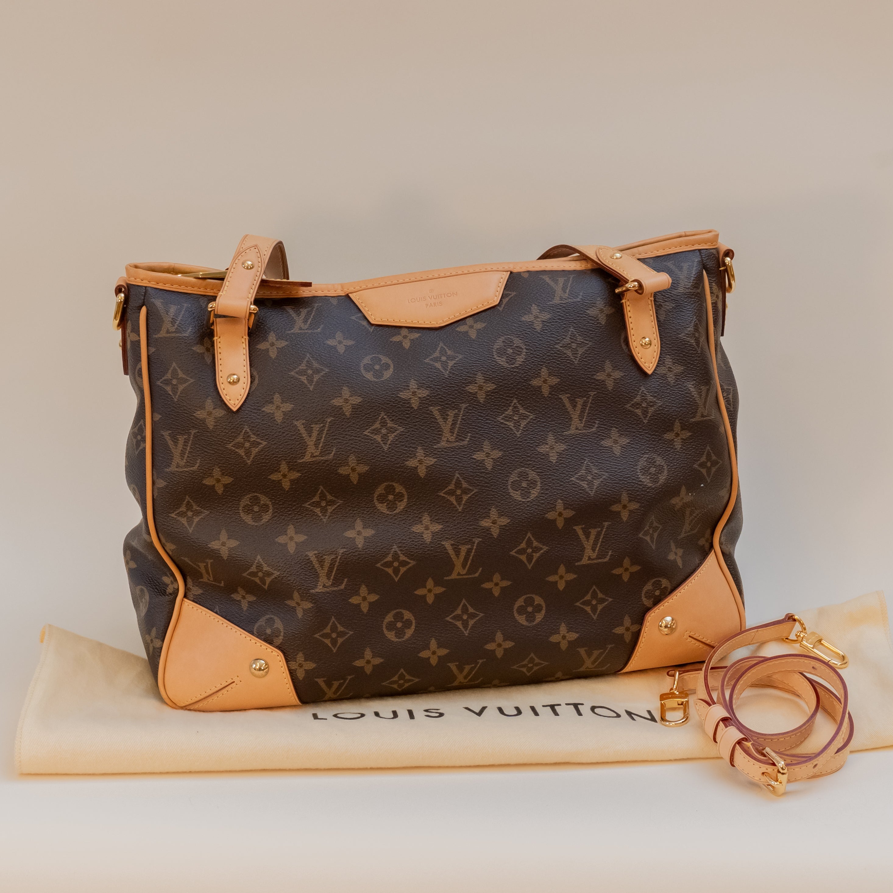 PRE-OWNED LV Monogram Canvas Estrela MM Shoulder Bag