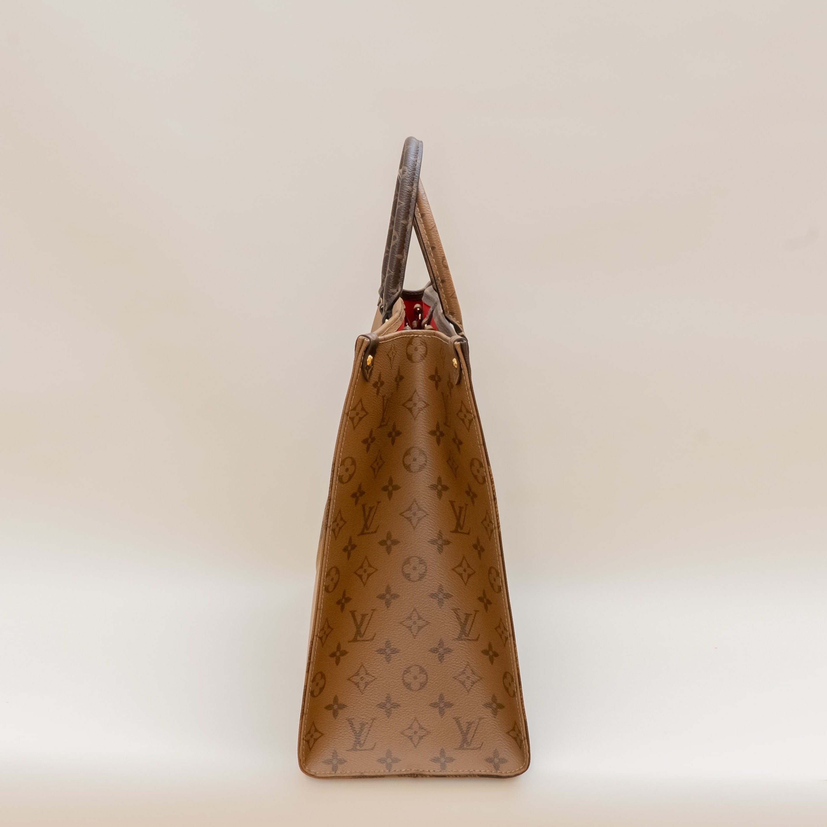 PRE-OWNED LV OnTheGo GM Giant Reverse Monogram Canvas Shoulder Bag
