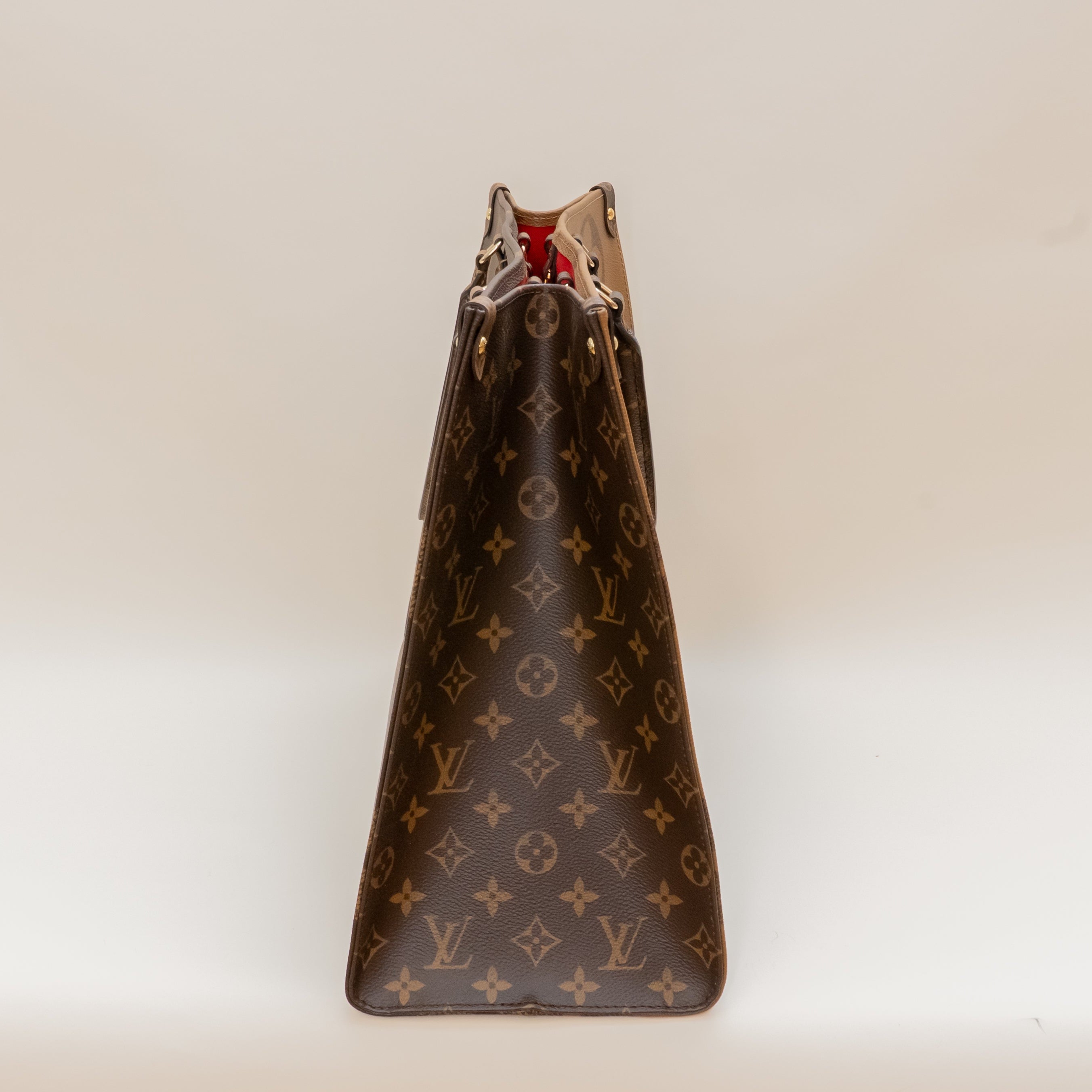 PRE-OWNED LV OnTheGo GM Giant Reverse Monogram Canvas Shoulder Bag
