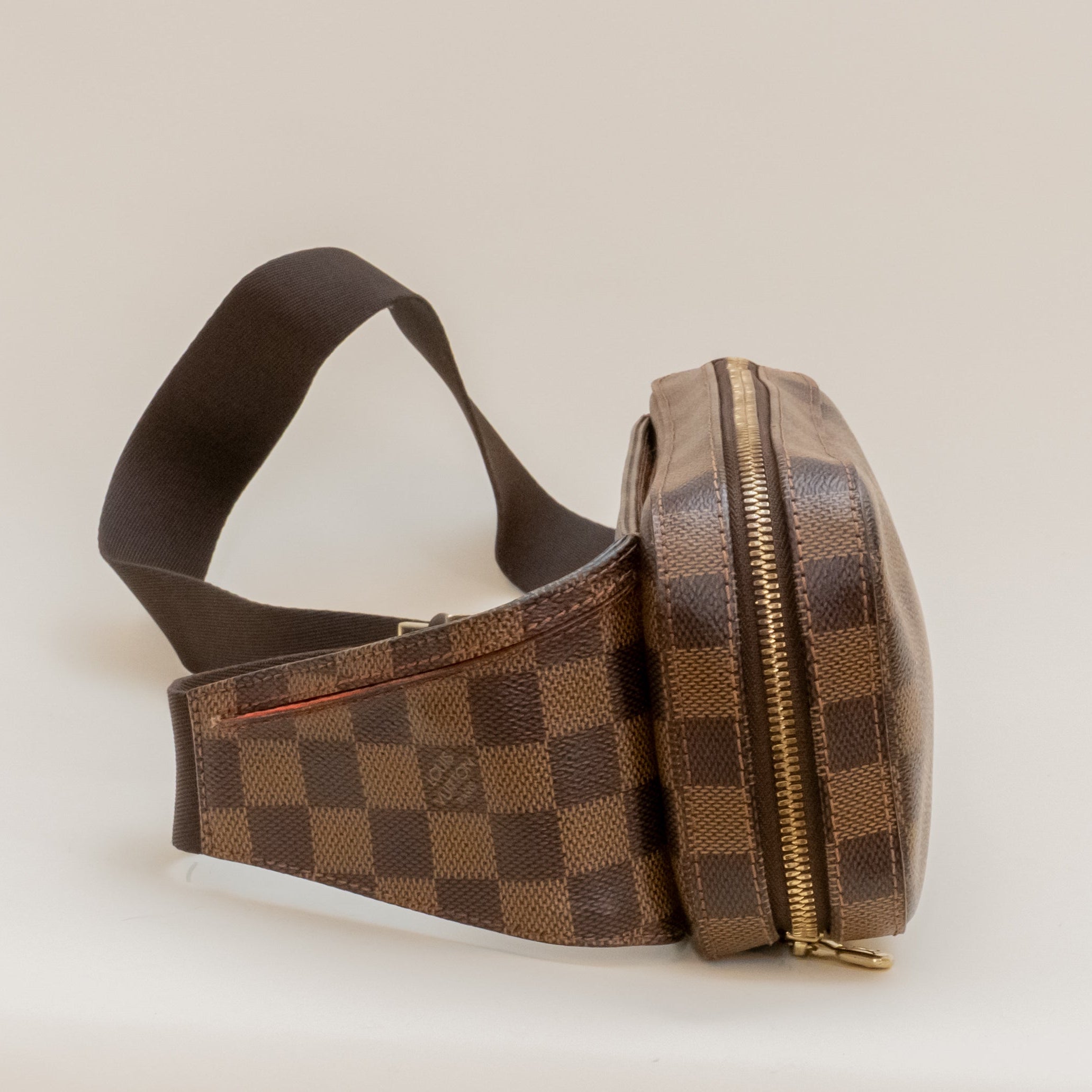 PRE-OWNED LV Damier Ebene Geronimos Crossbody Bag