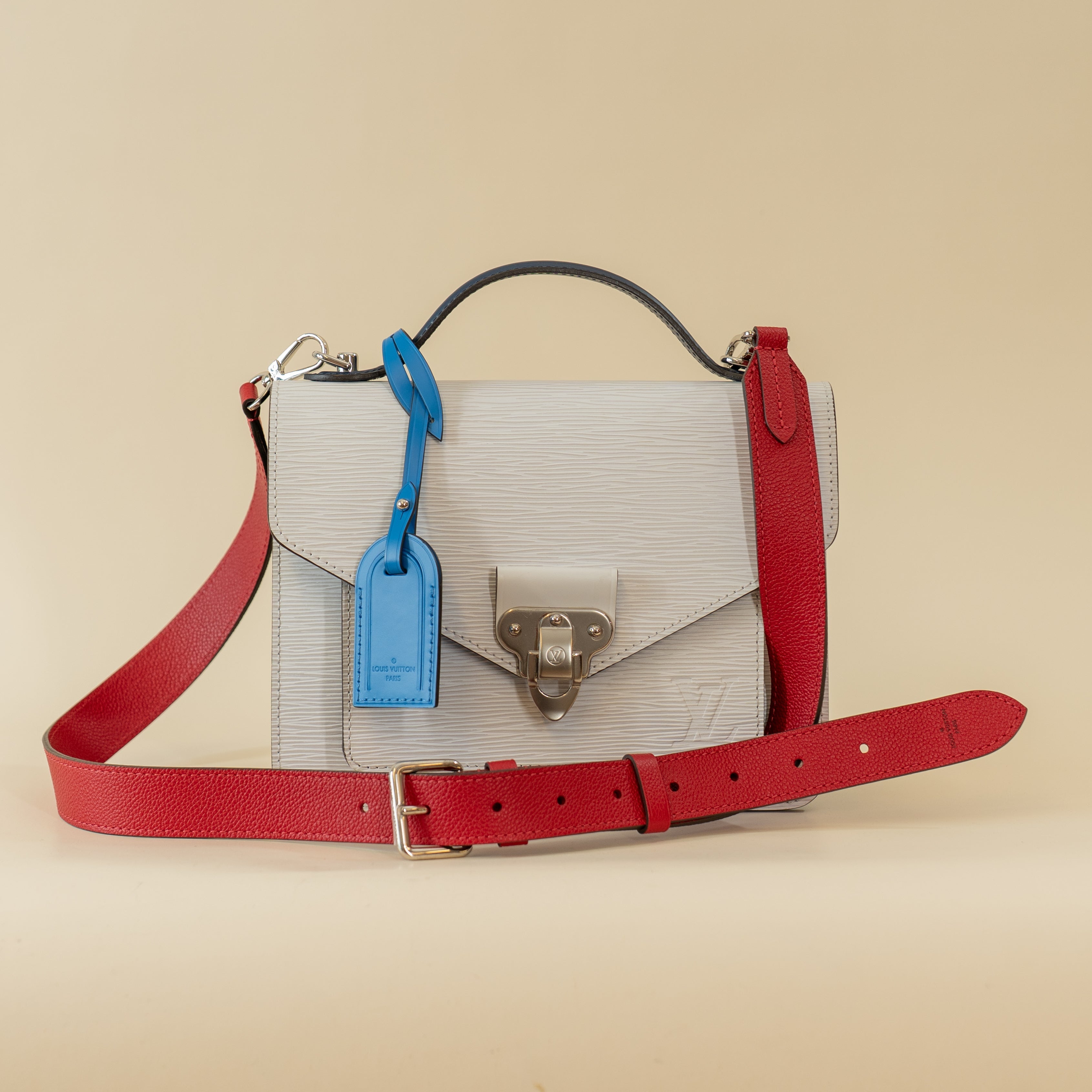 PRE-OWNED LV Neo Monceau Handbag Epi Leather Shoulder Bag