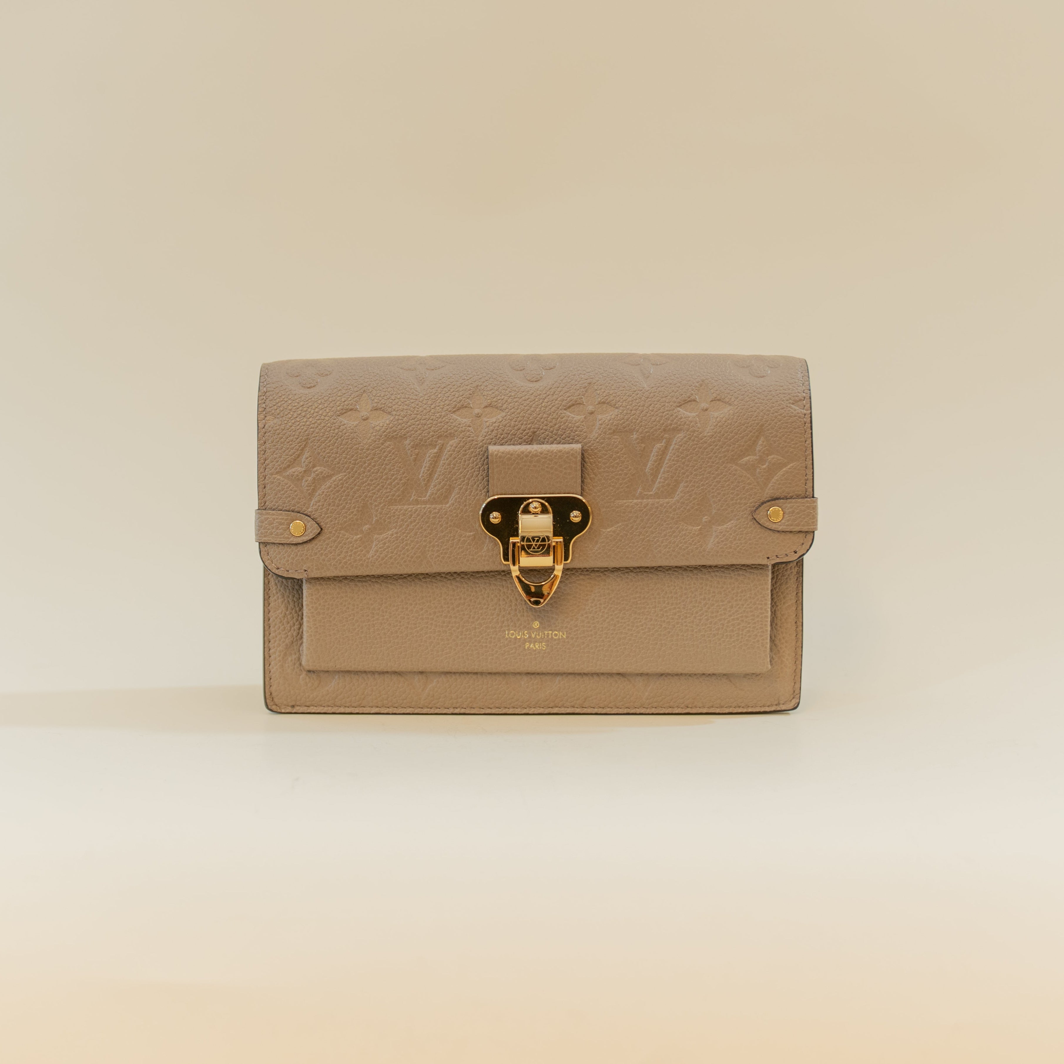 PRE-OWNED LV Empreinte Vavin Chain Wallet Tourterelle Shoulder Bag