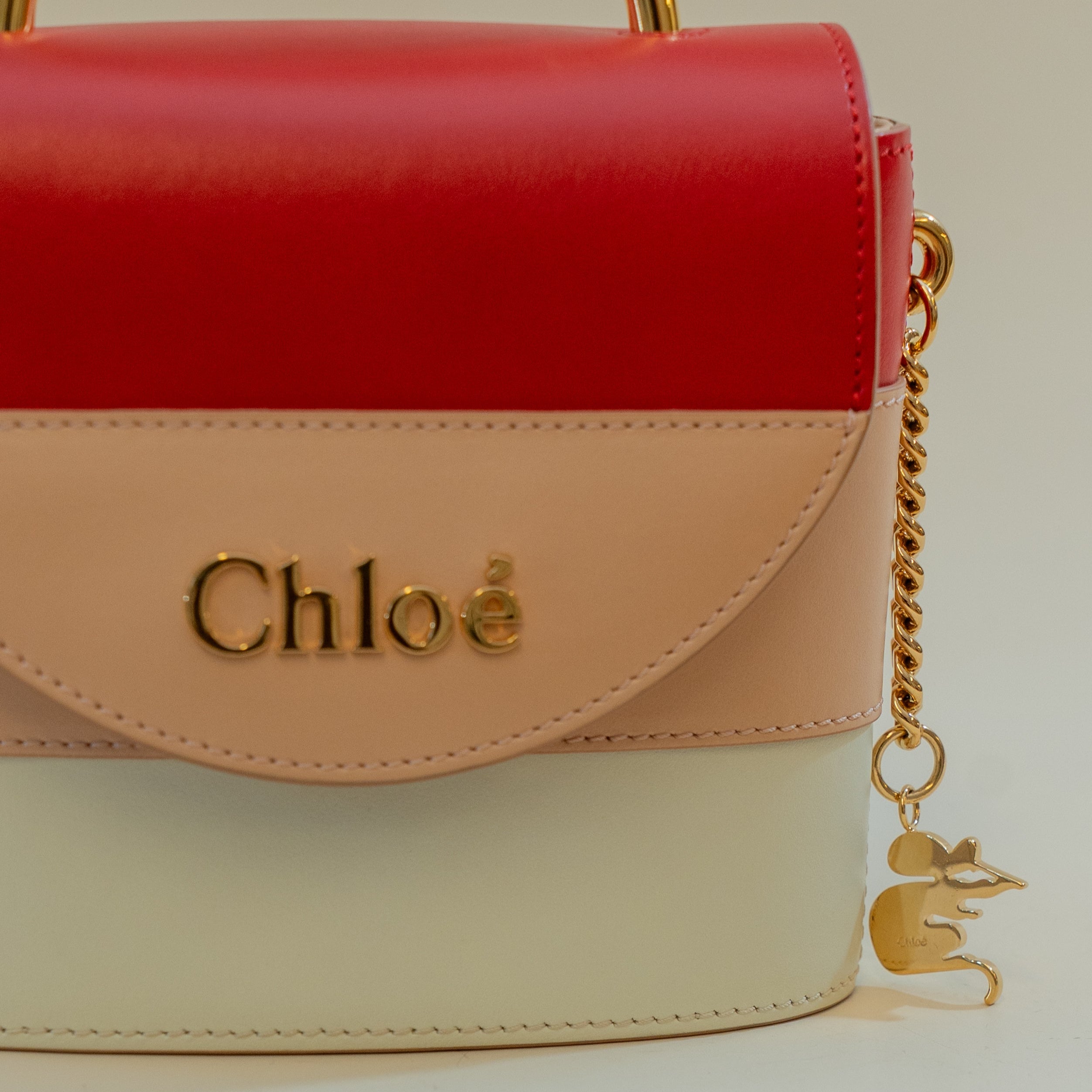 PRE-OWNED Aby Lock Small Shoulder Bag