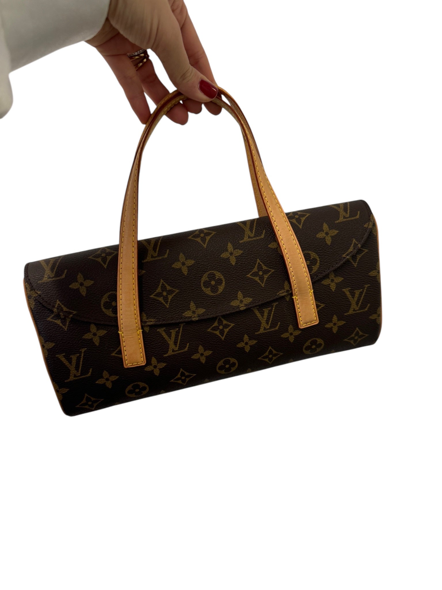 PRE-OWNED LV Sonatine Monogram Canvas Handbag