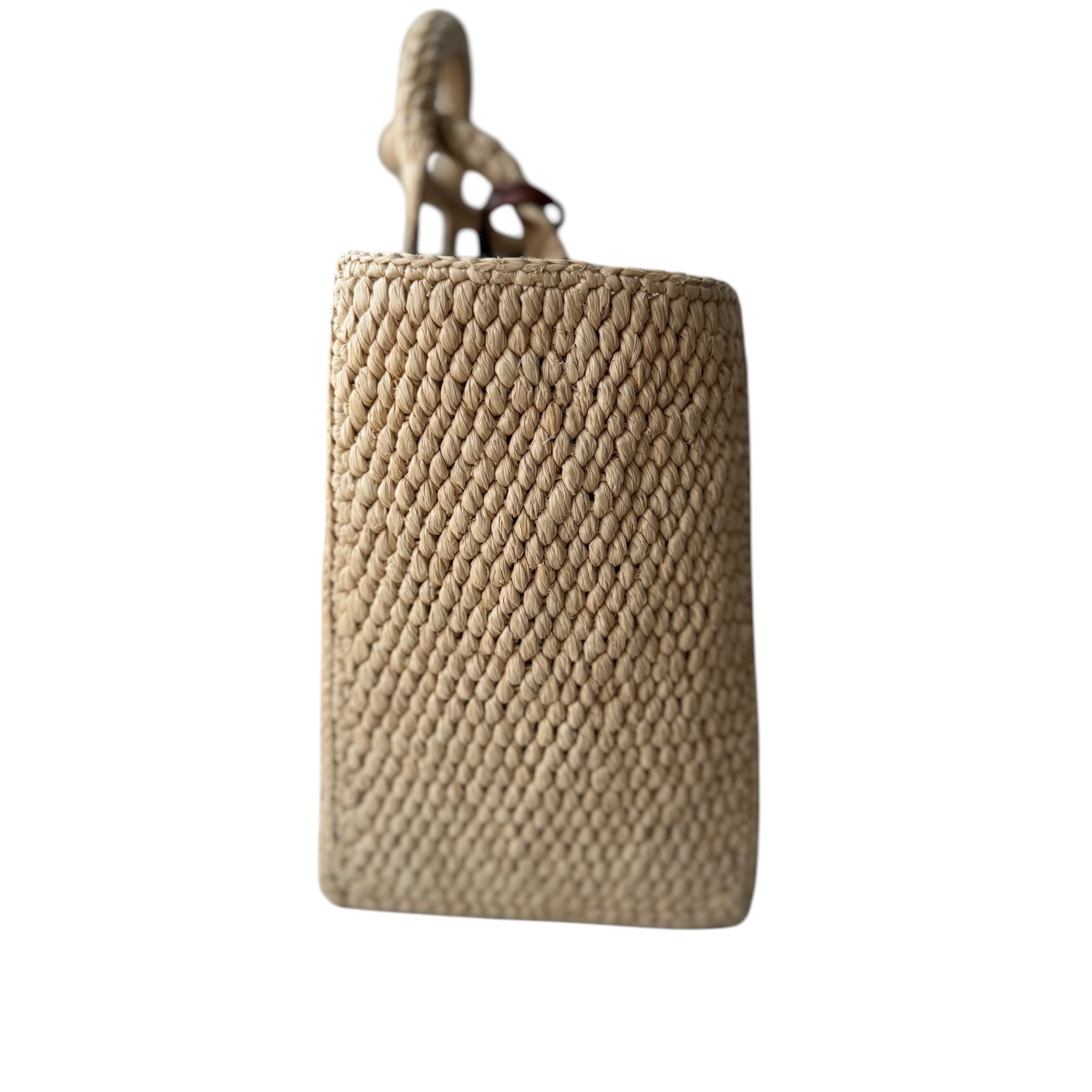 Bolso de hombro Cabas Thais de rafia USADO
