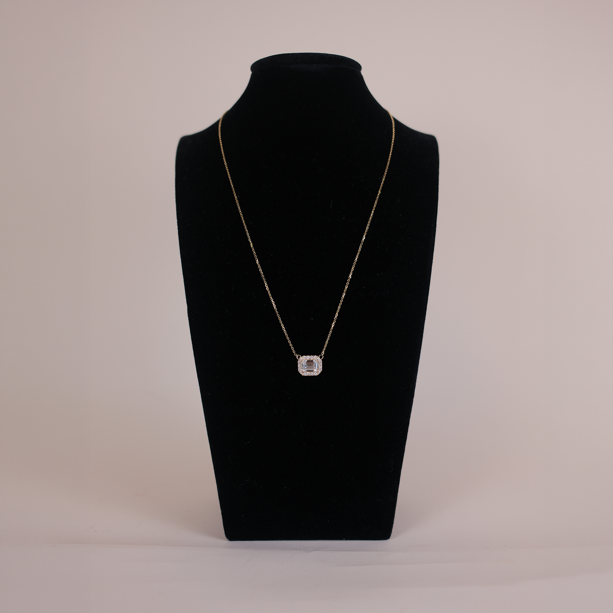 TDC - Halo Lab Diamond Necklace 