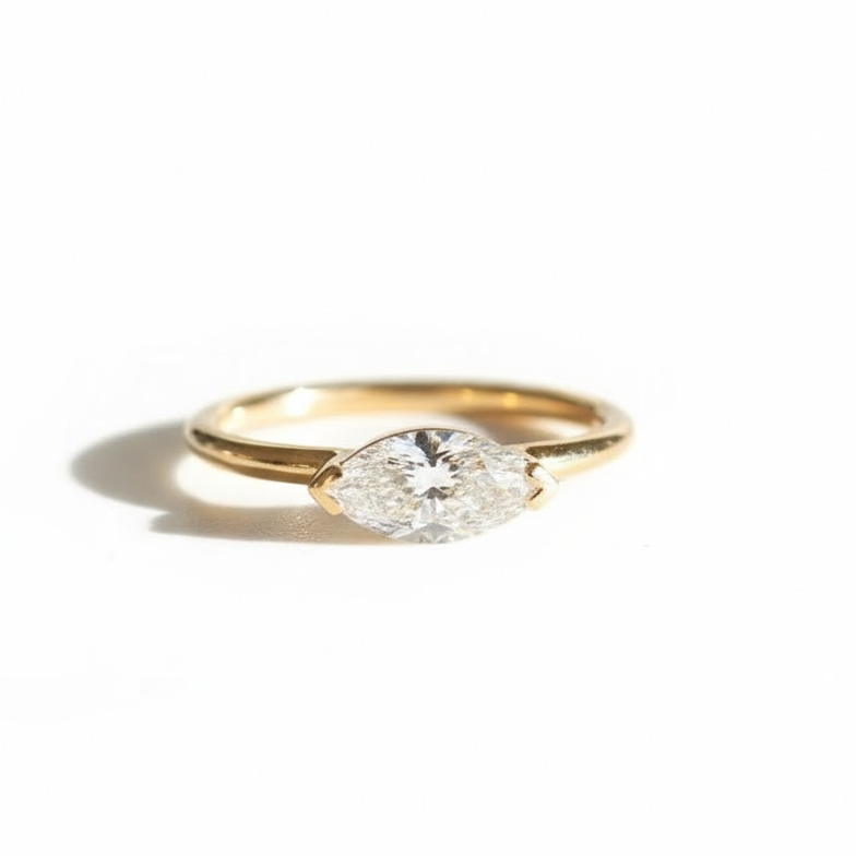 Marquise Pinky Ring – 0.40 ct