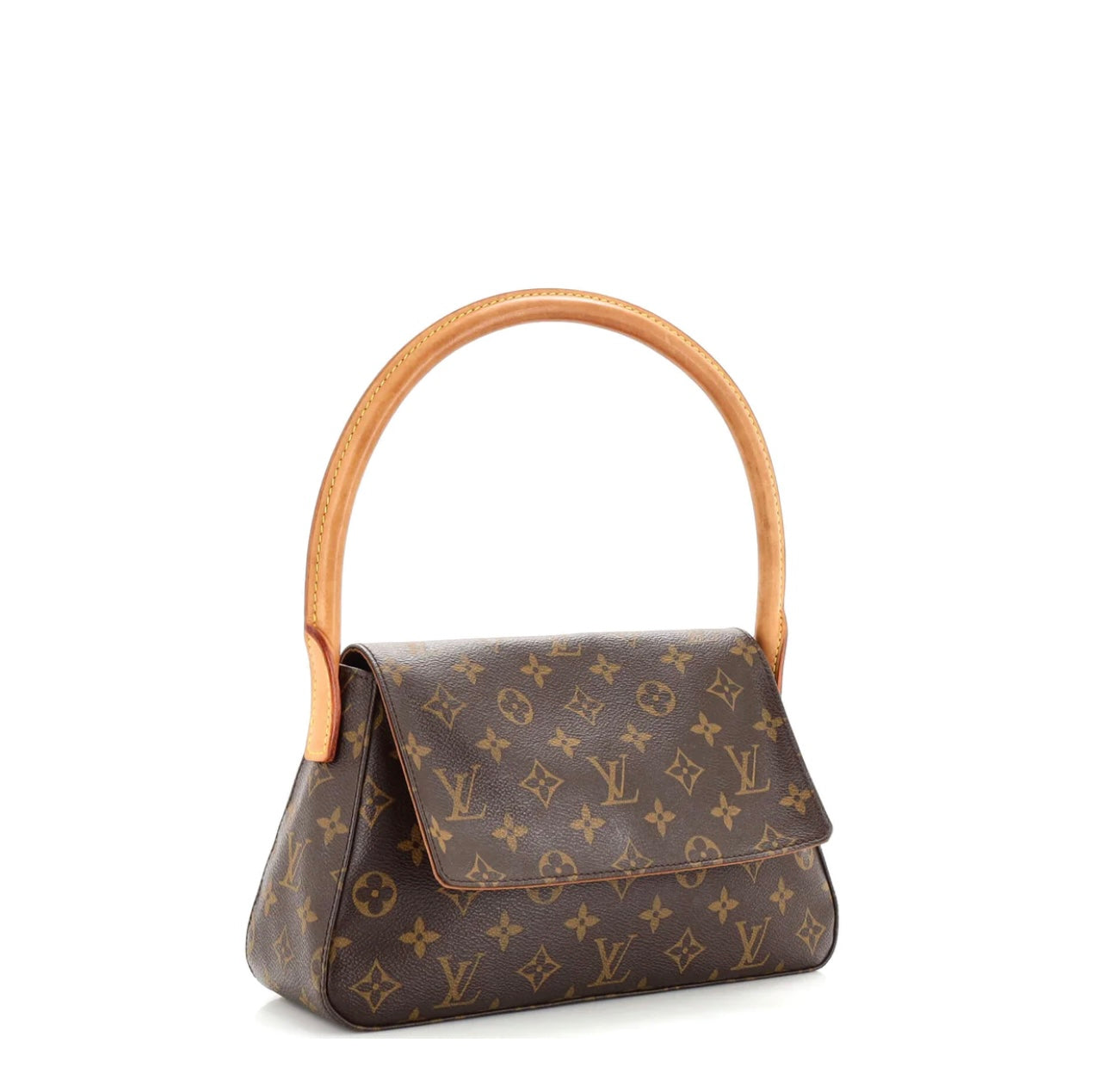 LOUIS VUITTON - Bolso de mano mini con monograma en bucle