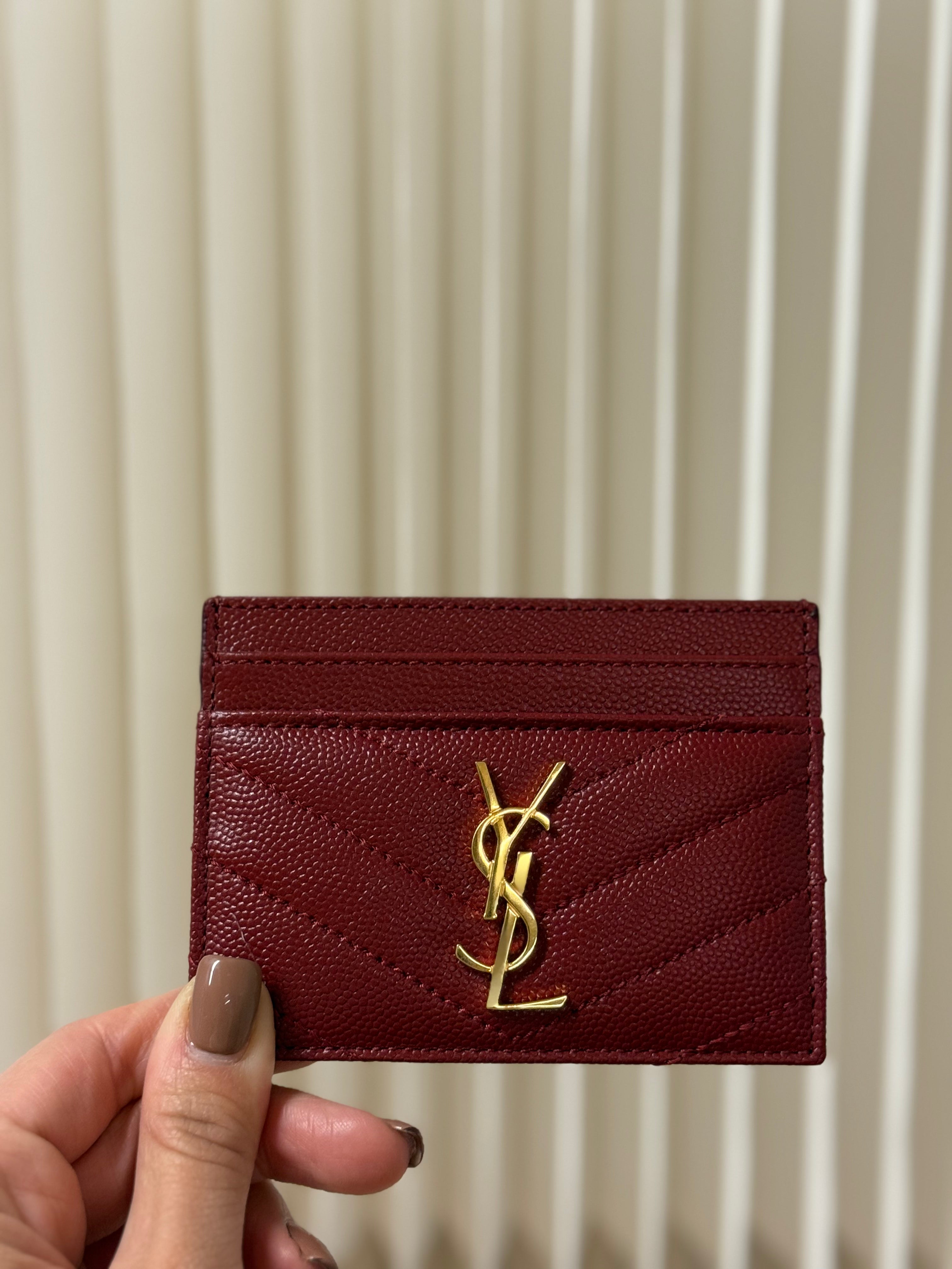 LIKE NEW YSL CARD HOLDER