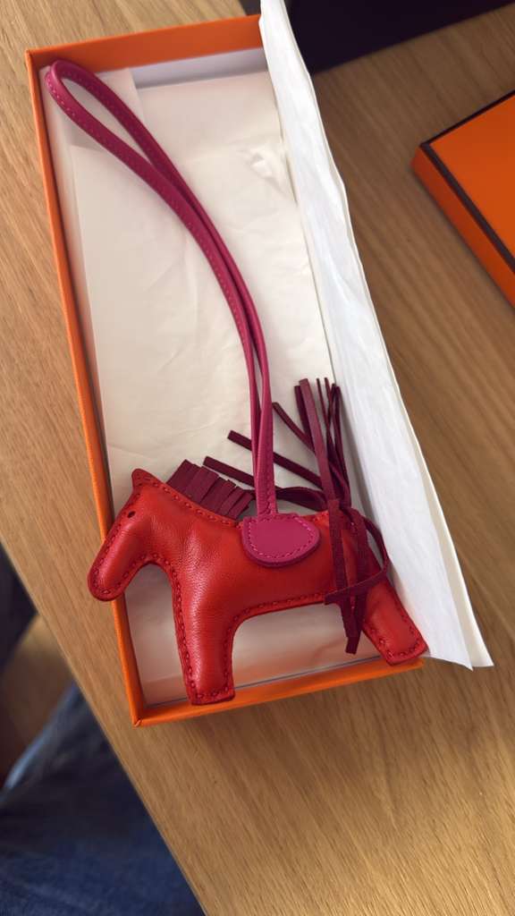 PRE-OWNED Leather Rodeo Charm