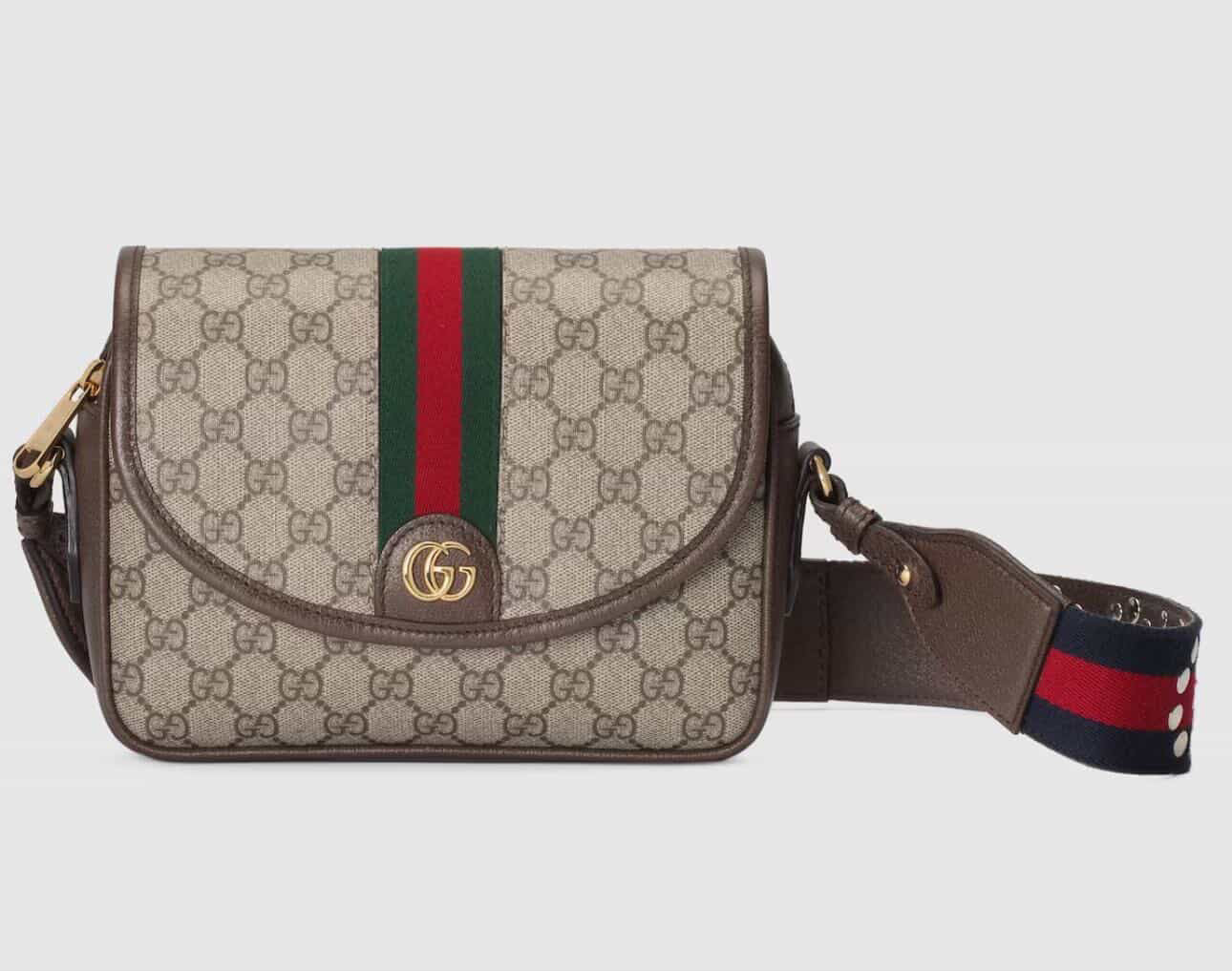 PRE-OWNED Ophidia Medium Monogram Canvas Crossbody Bag (PART I)