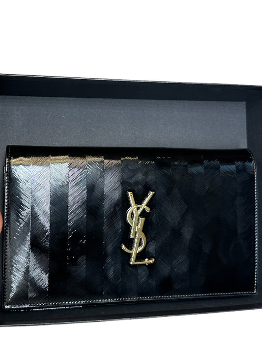 SAINT LAURENT - Monogram Patent Chain Wallet Bag