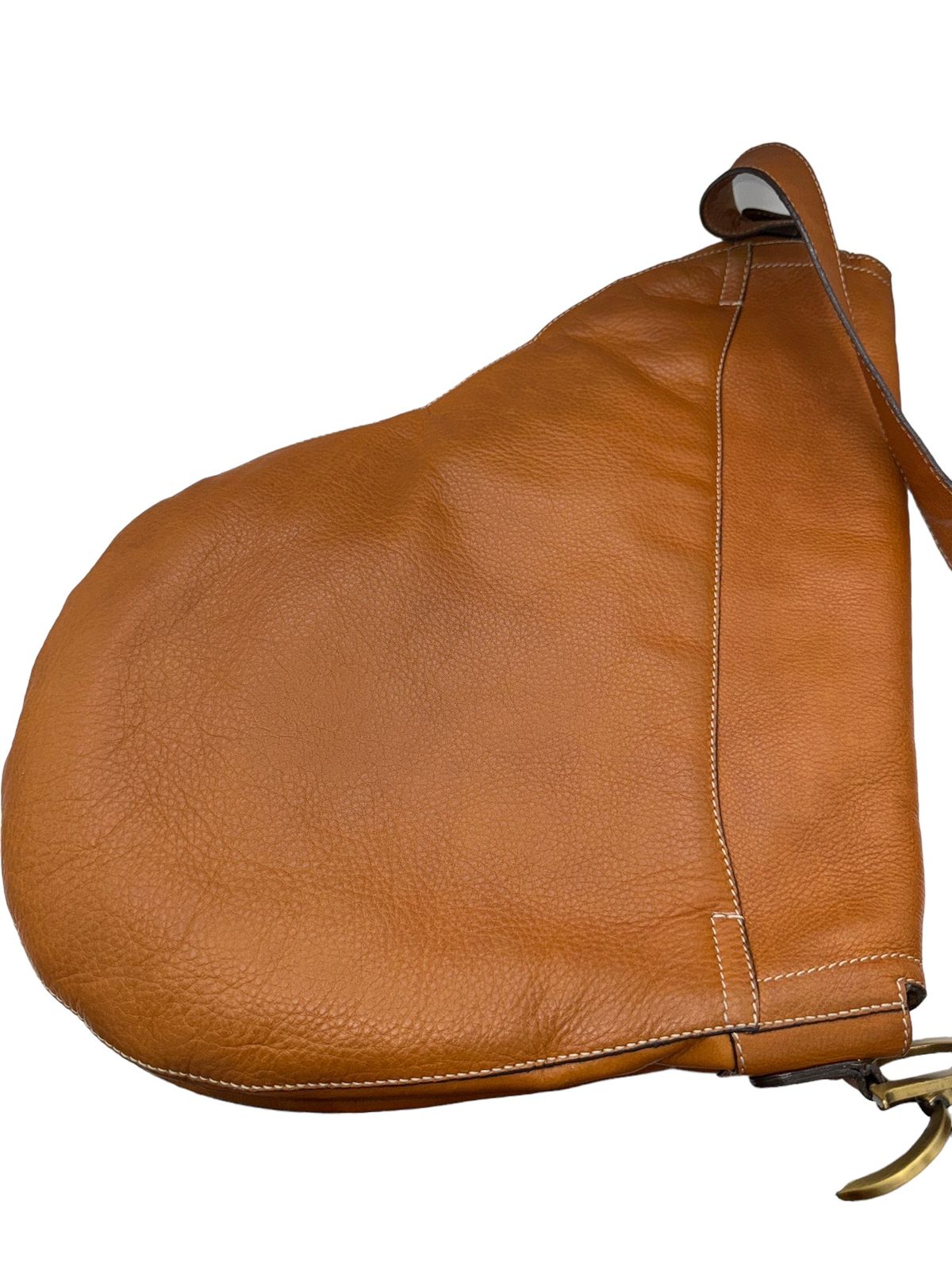 DIOR - Saddle Bag Shoulder Bag Light Brown Leather