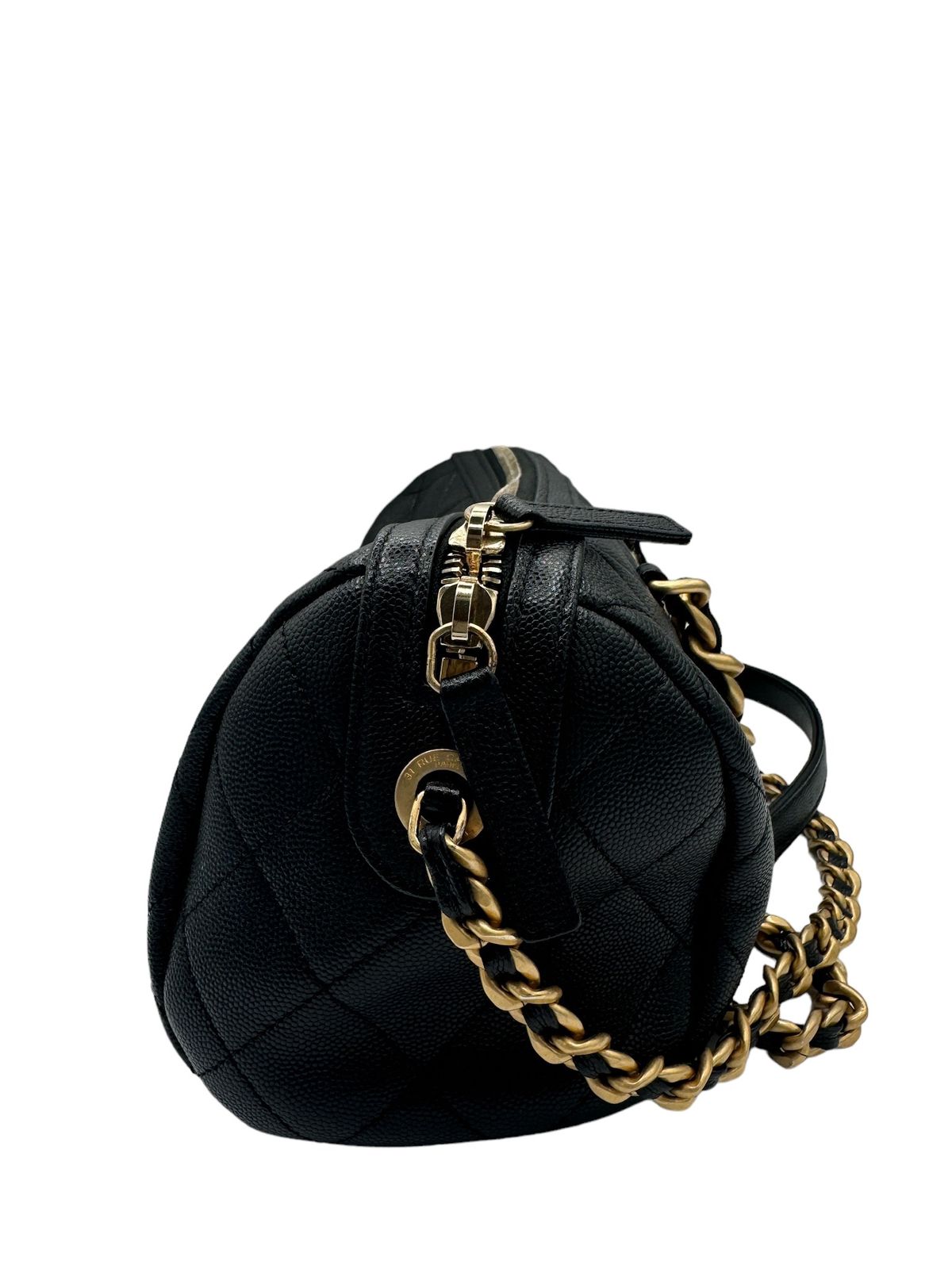 CHANEL - Matelasse Shoulder Bag Black Caviar Skin