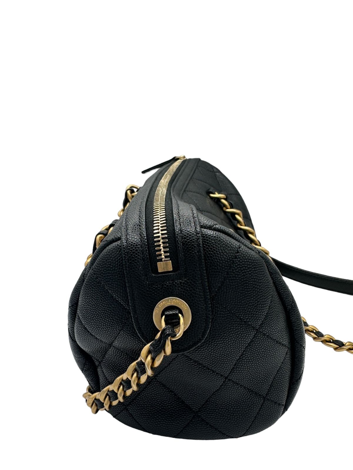 CHANEL - Matelasse Shoulder Bag Black Caviar Skin