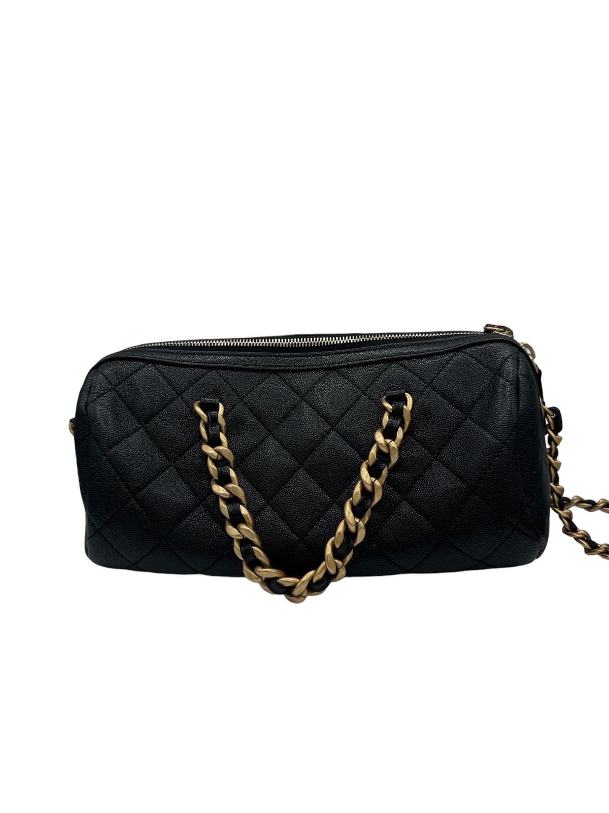 CHANEL - Matelasse Shoulder Bag Black Caviar Skin