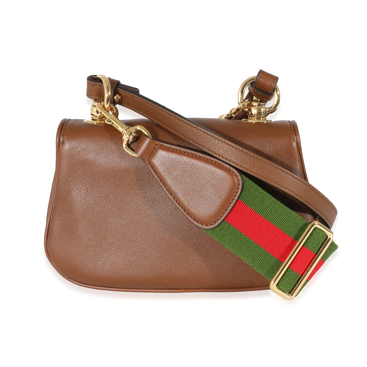 GUCCI - Bolso Blondie Mini de piel marrón
