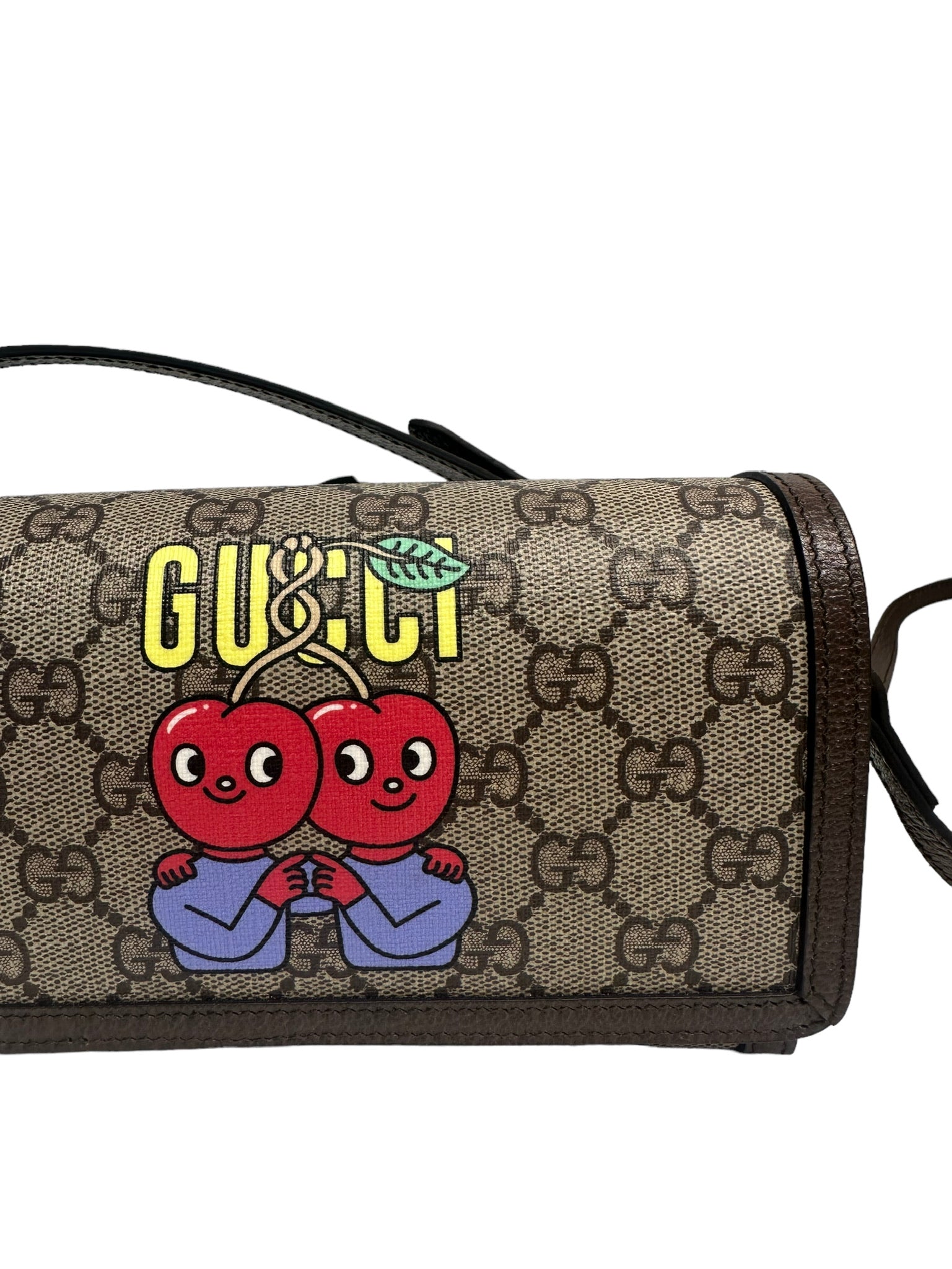 GUCCI - Minibolso con estampado de cerezas