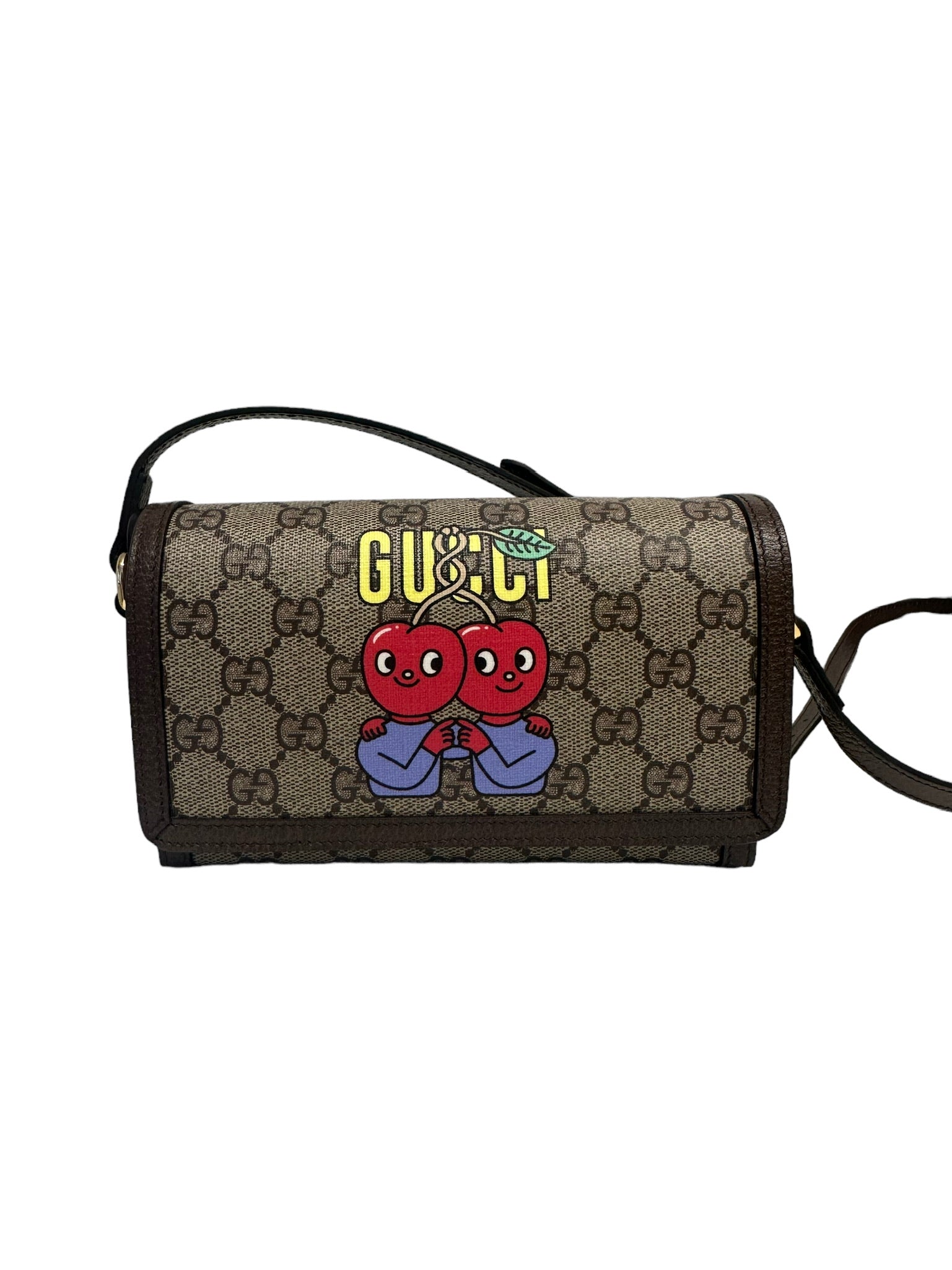 GUCCI - Minibolso con estampado de cerezas