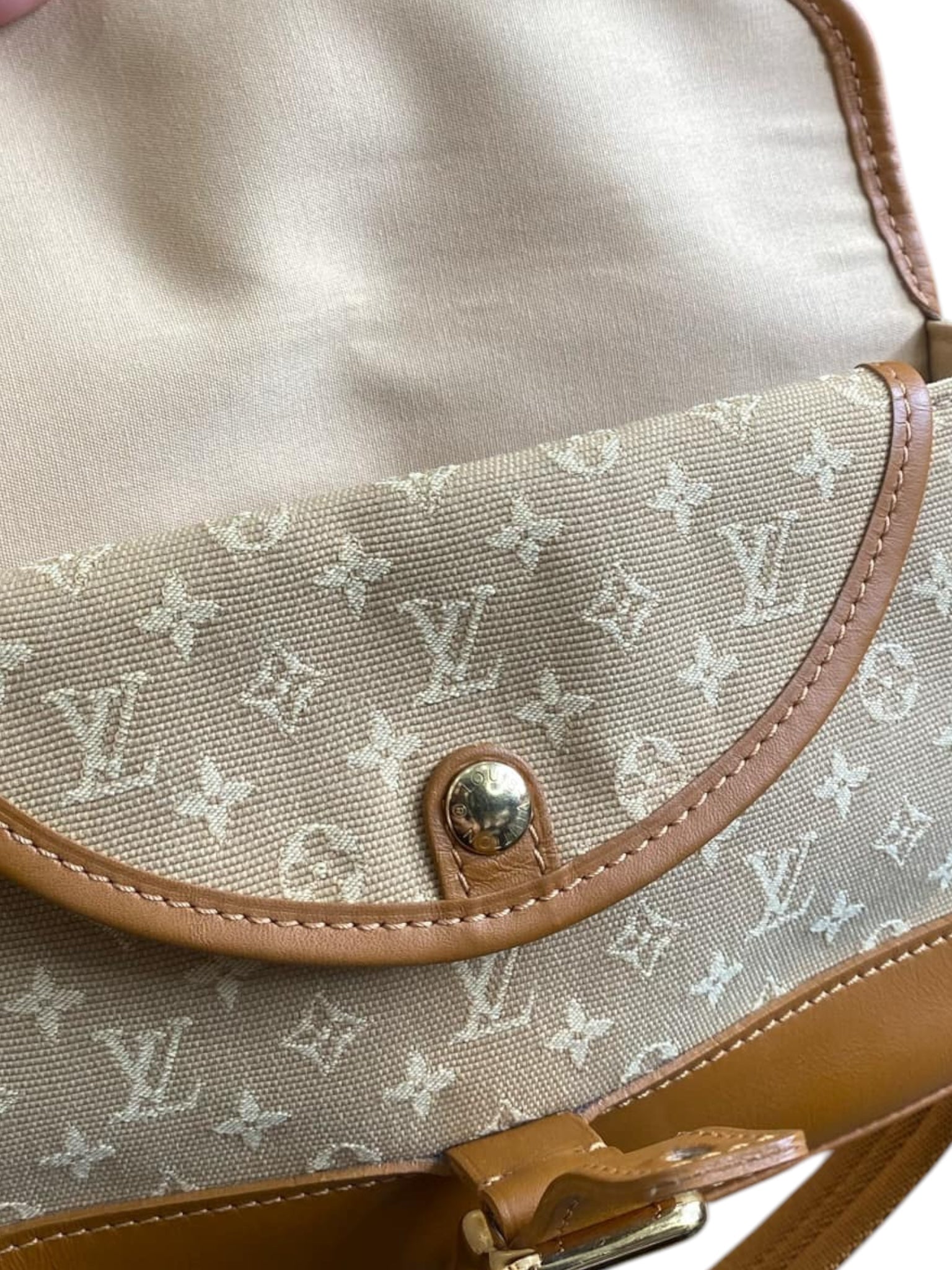 Bolso mini Lin Marjorie LV beige con monograma de segunda mano