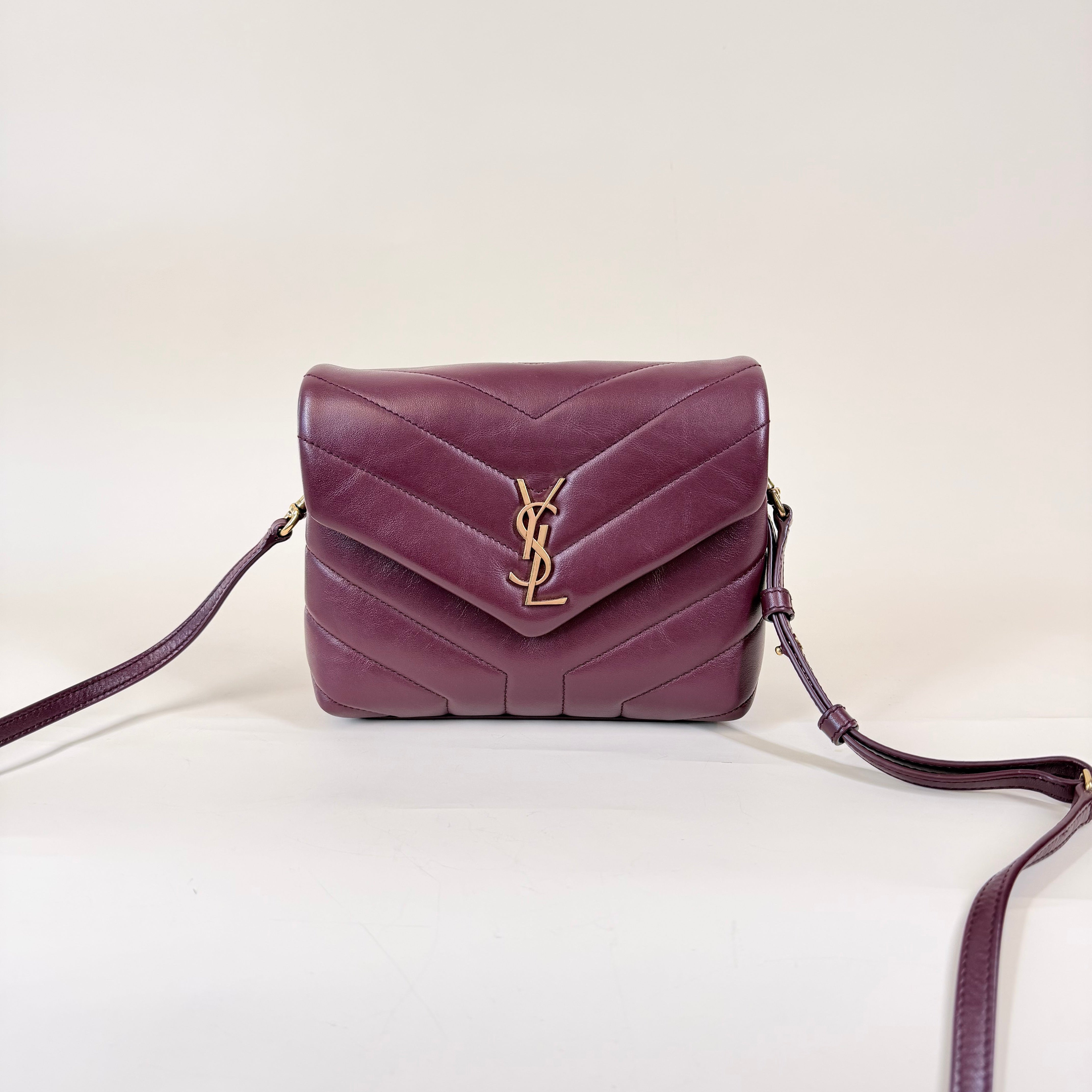 PRE-OWNED YSL Loulou Toy lambskin Shoulder Bag