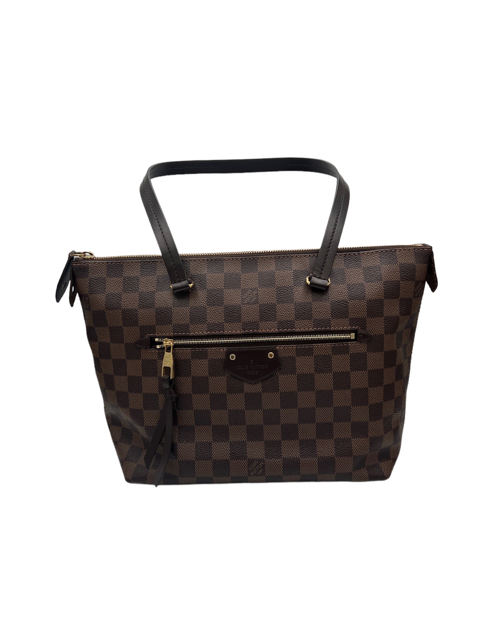 LOUIS VUITTON - Bolso de hombro Damier Ebene lena