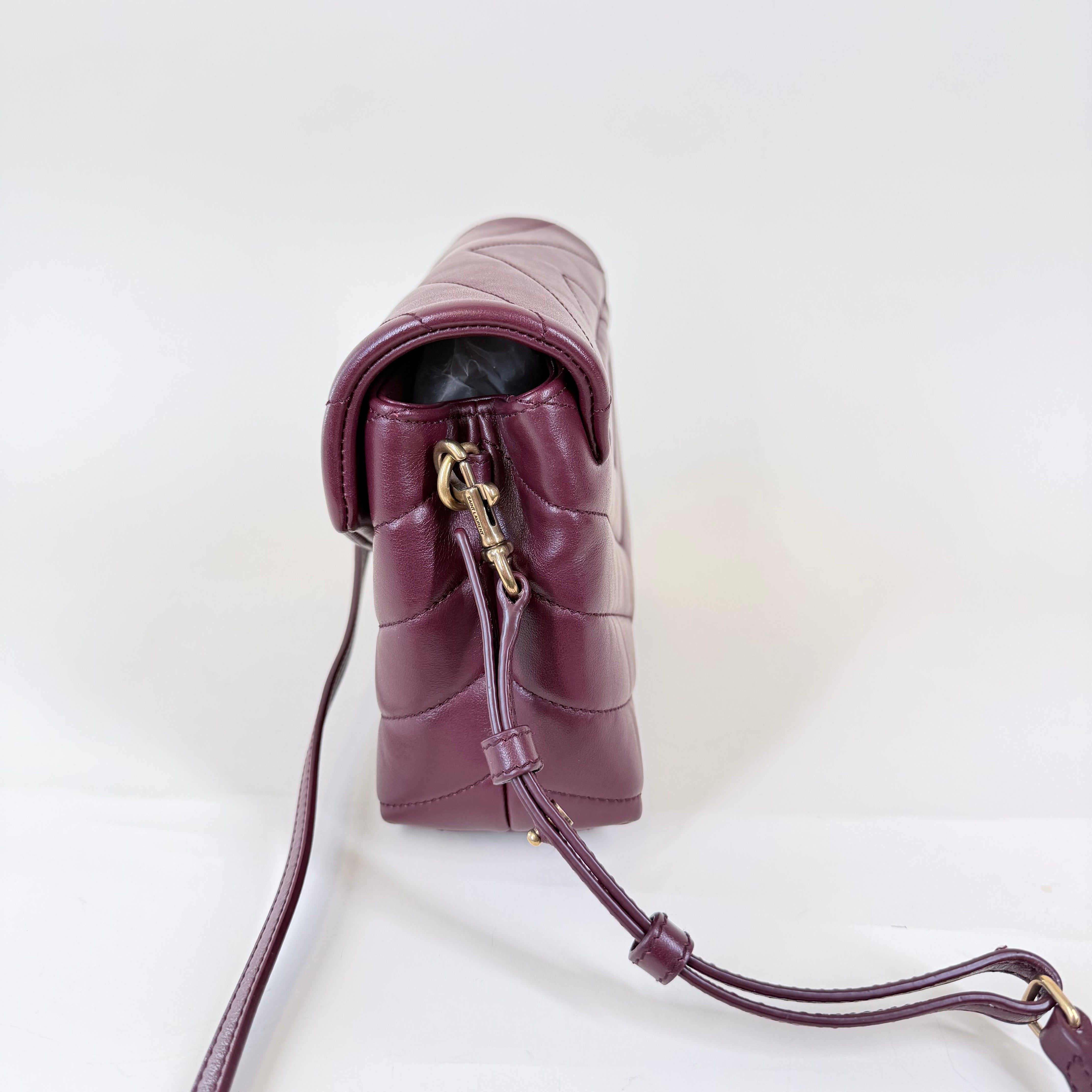 PRE-OWNED YSL Loulou Toy lambskin Shoulder Bag
