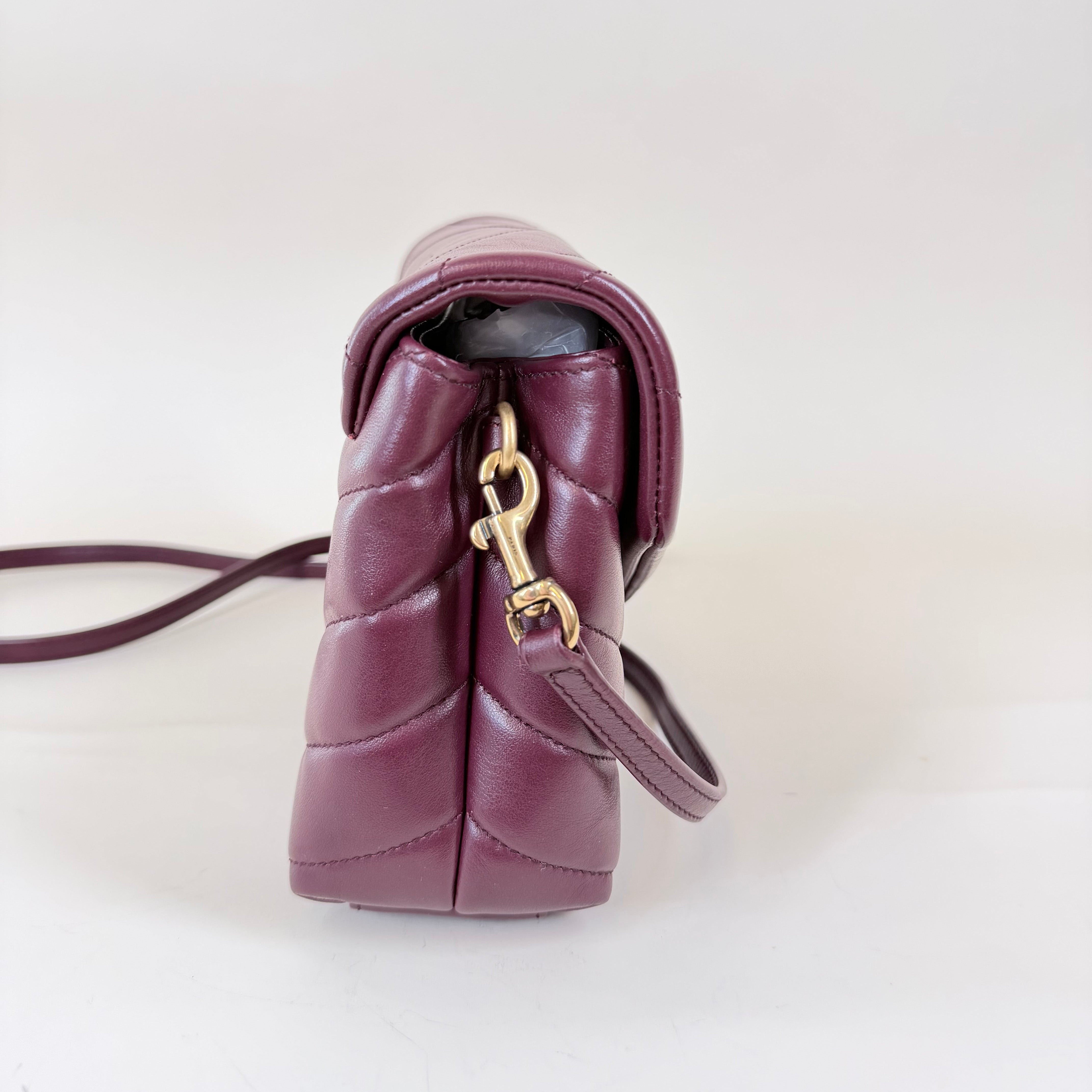 PRE-OWNED YSL Loulou Toy lambskin Shoulder Bag