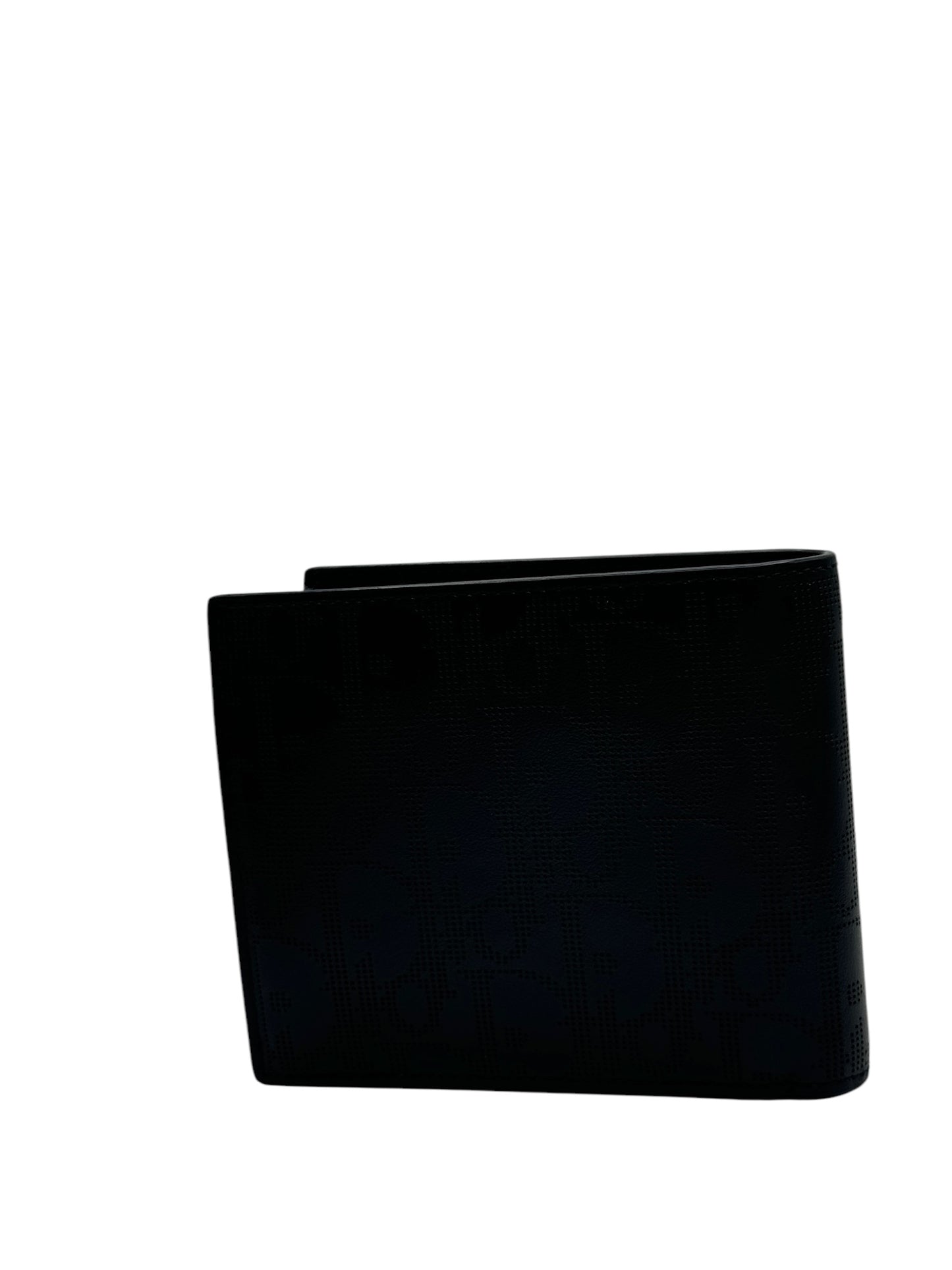 PRE-OWNED Black Oblique Galaxy Leather Wallet