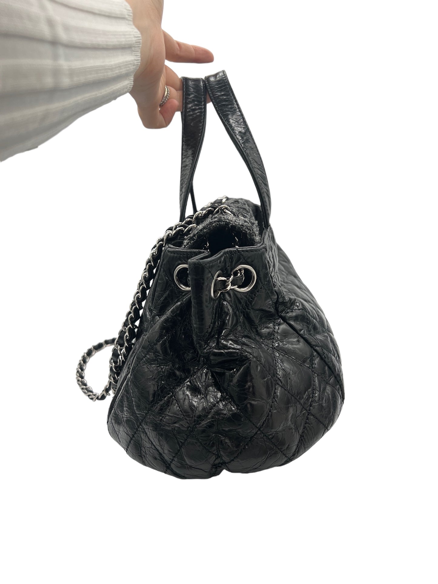 CHANEL - Quilted Glazed Calfskin Portobello Tote Bag