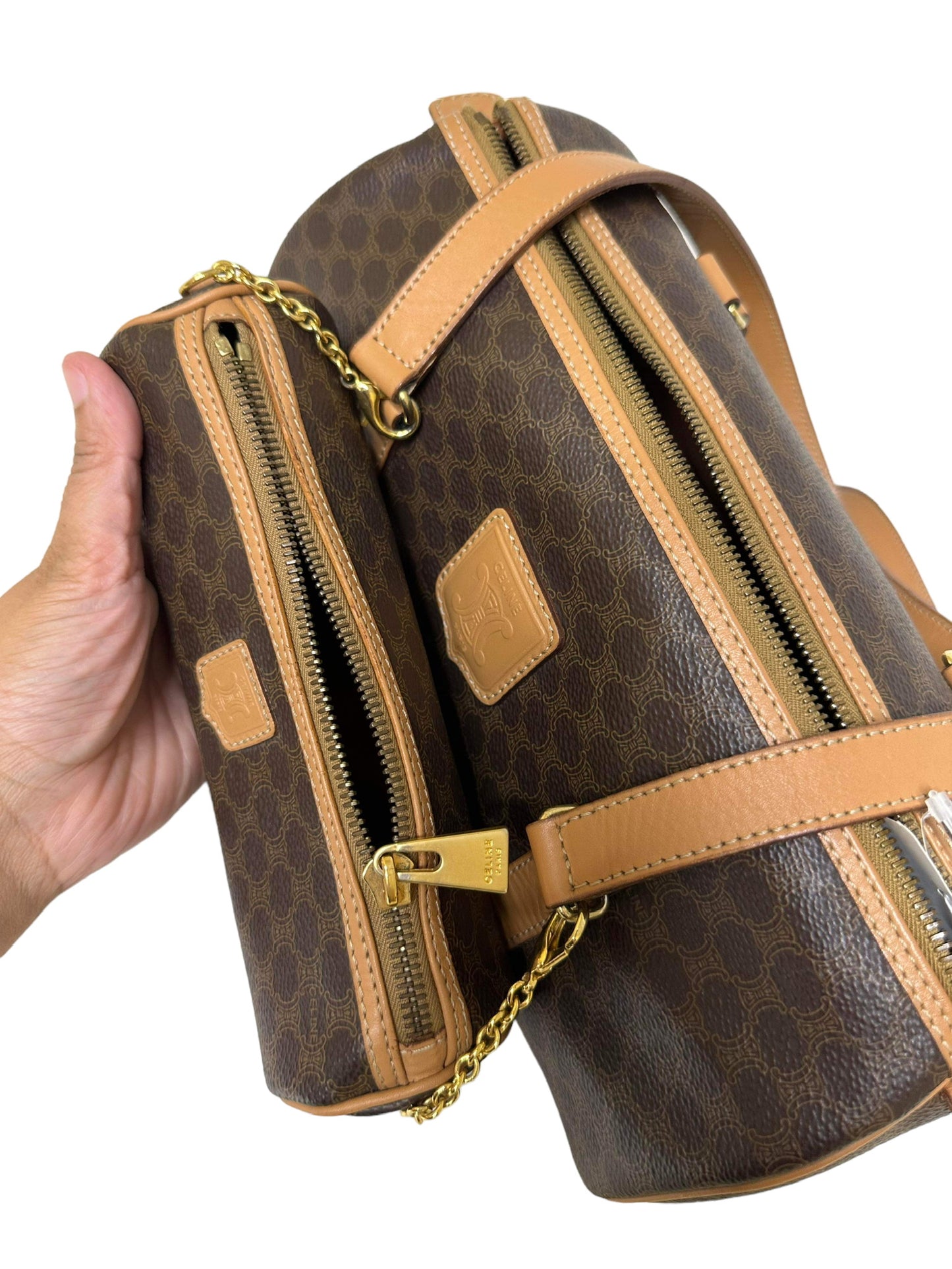 CÉLINE - Macadam Pattern Shoulder Bag