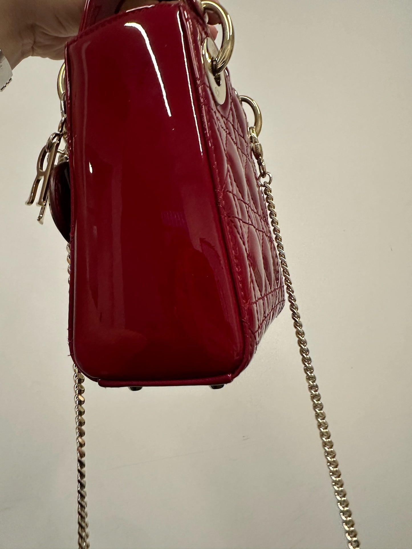 DIOR - Mini Lady Dior in Red