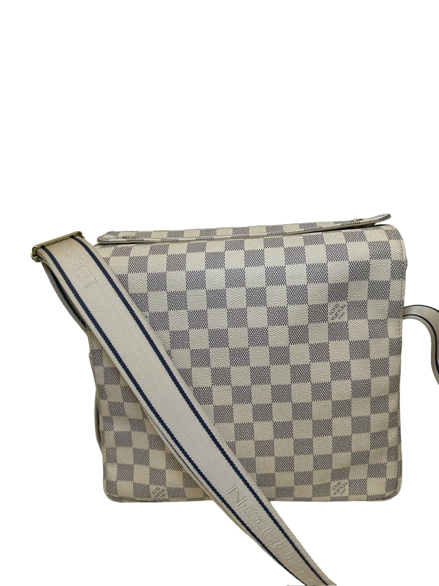 LOUIS VUITTON - Bolso de hombro Damier Azur Naviglio