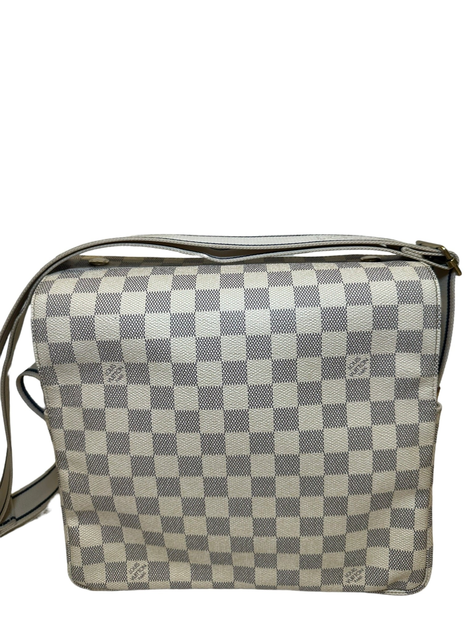 LOUIS VUITTON - Bolso de hombro Damier Azur Naviglio
