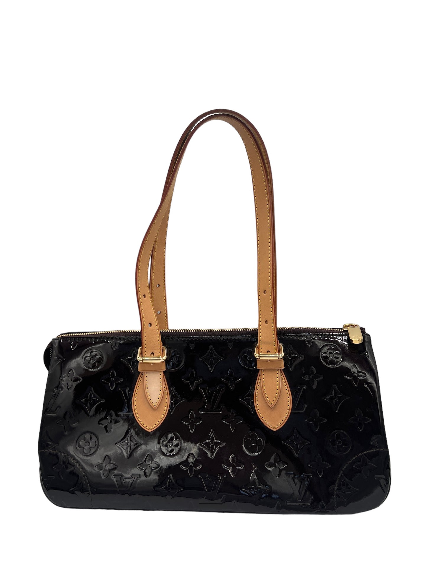 LOUIS VUITTON - Rosewood Avenue Amarante Monogram Vernis Shoulder Bag