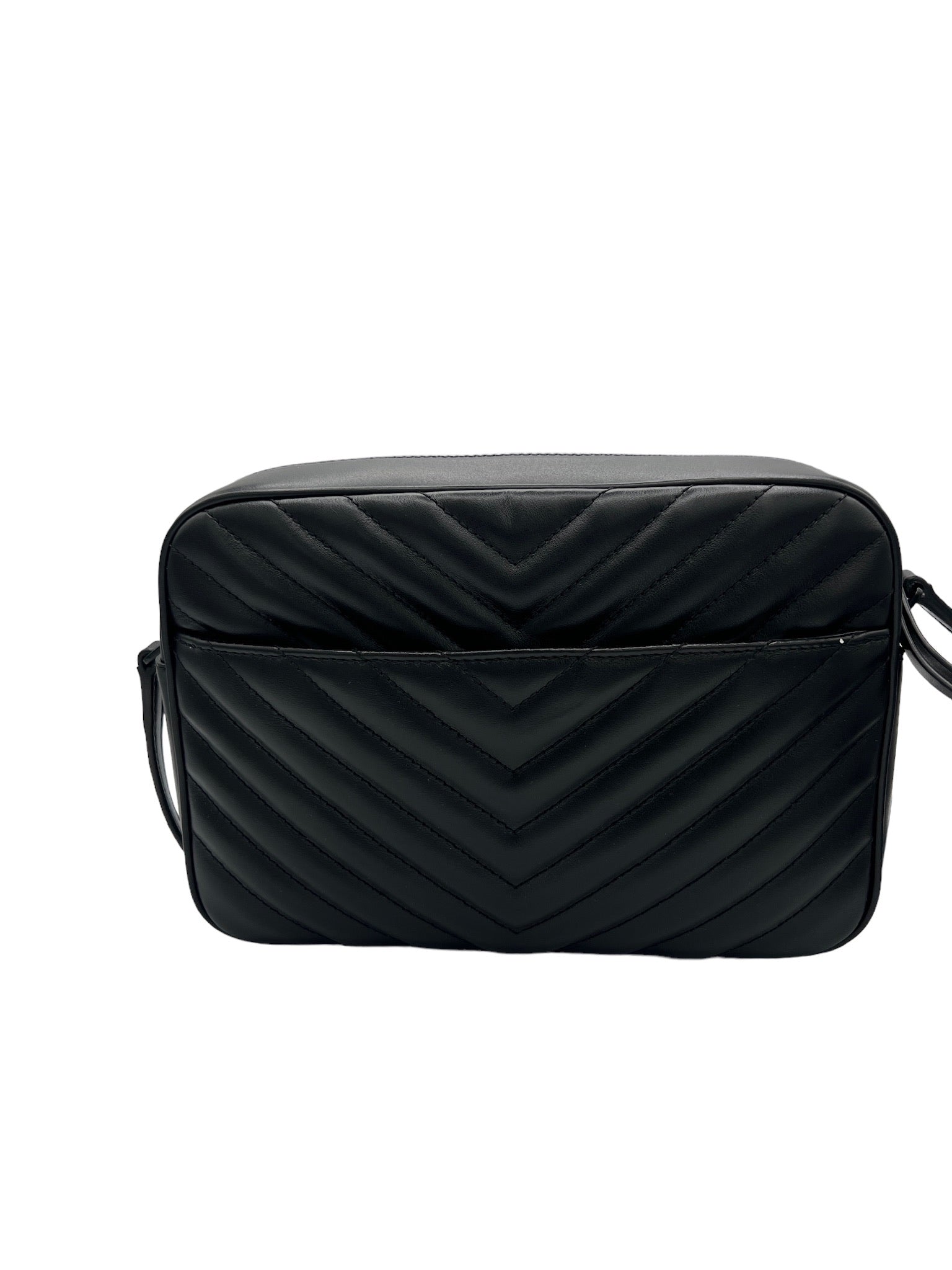 SAINT LAURENT - Medium Lou Black Monogramme Crossbody Bag