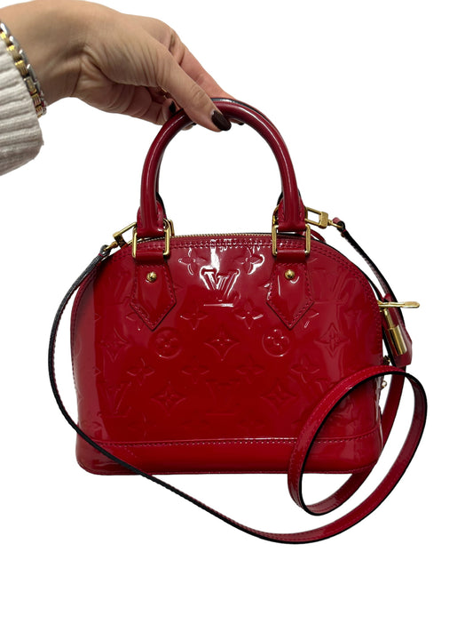 LOUIS VUITTON - Cerise Monogram Vernis Alma BB