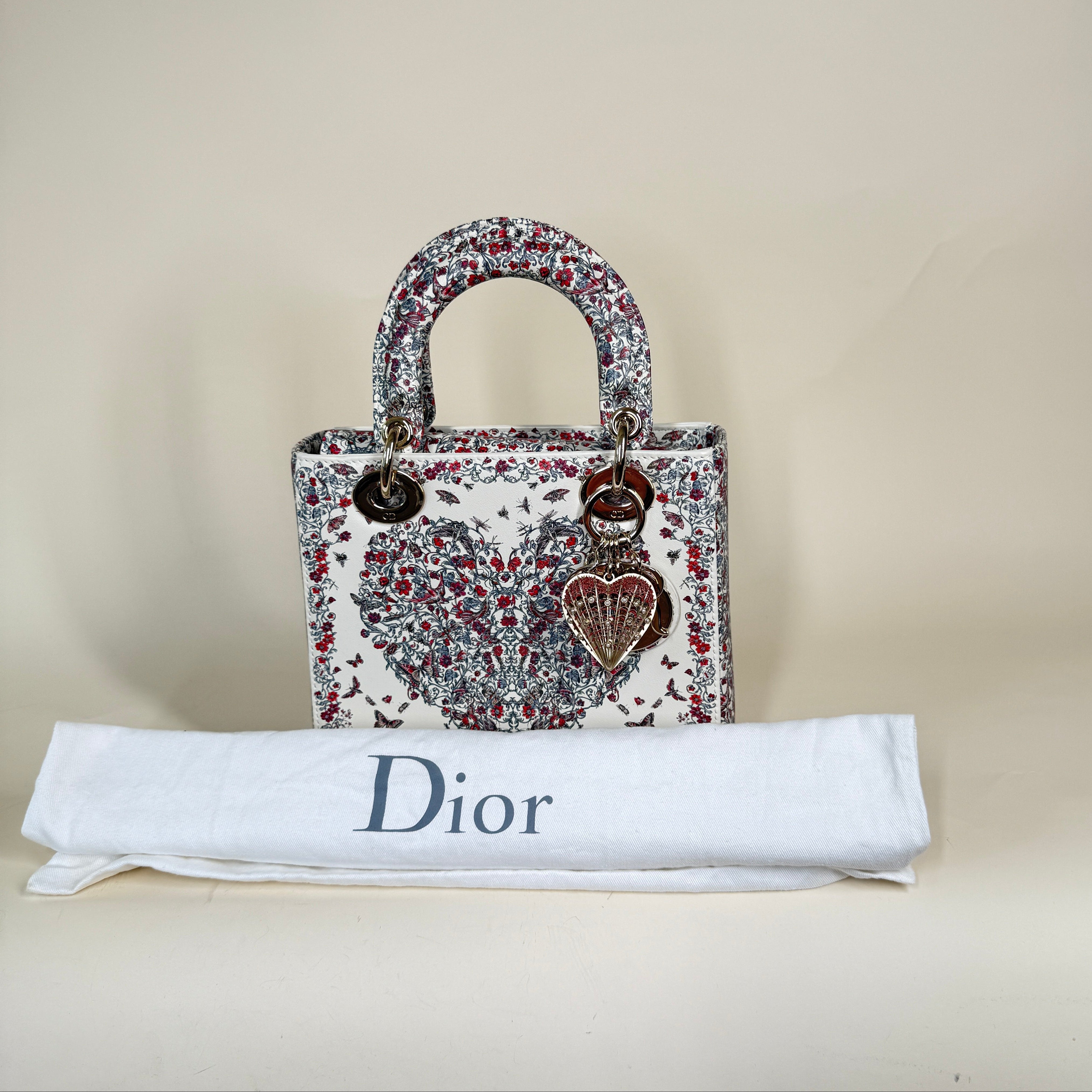 PRE-OWNED Dioramour Lady Dior My ABCDior Bag in Latte Calfskin PRE-OWNED Dioramour Lady Dior My ABCDior Bag in Latte Calfskin 