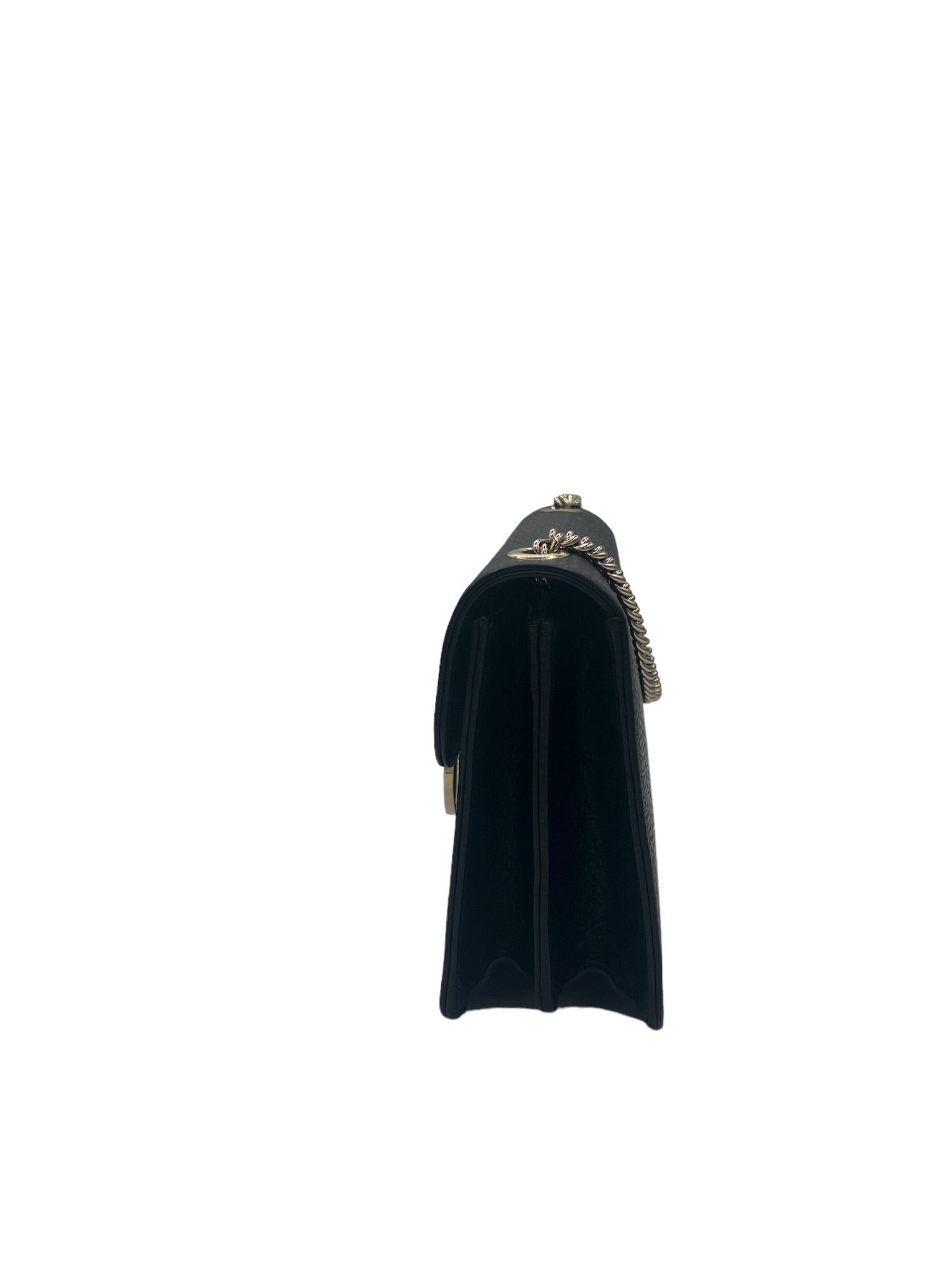 GUCCI - Bolso bandolera entrelazado con GG en color negro