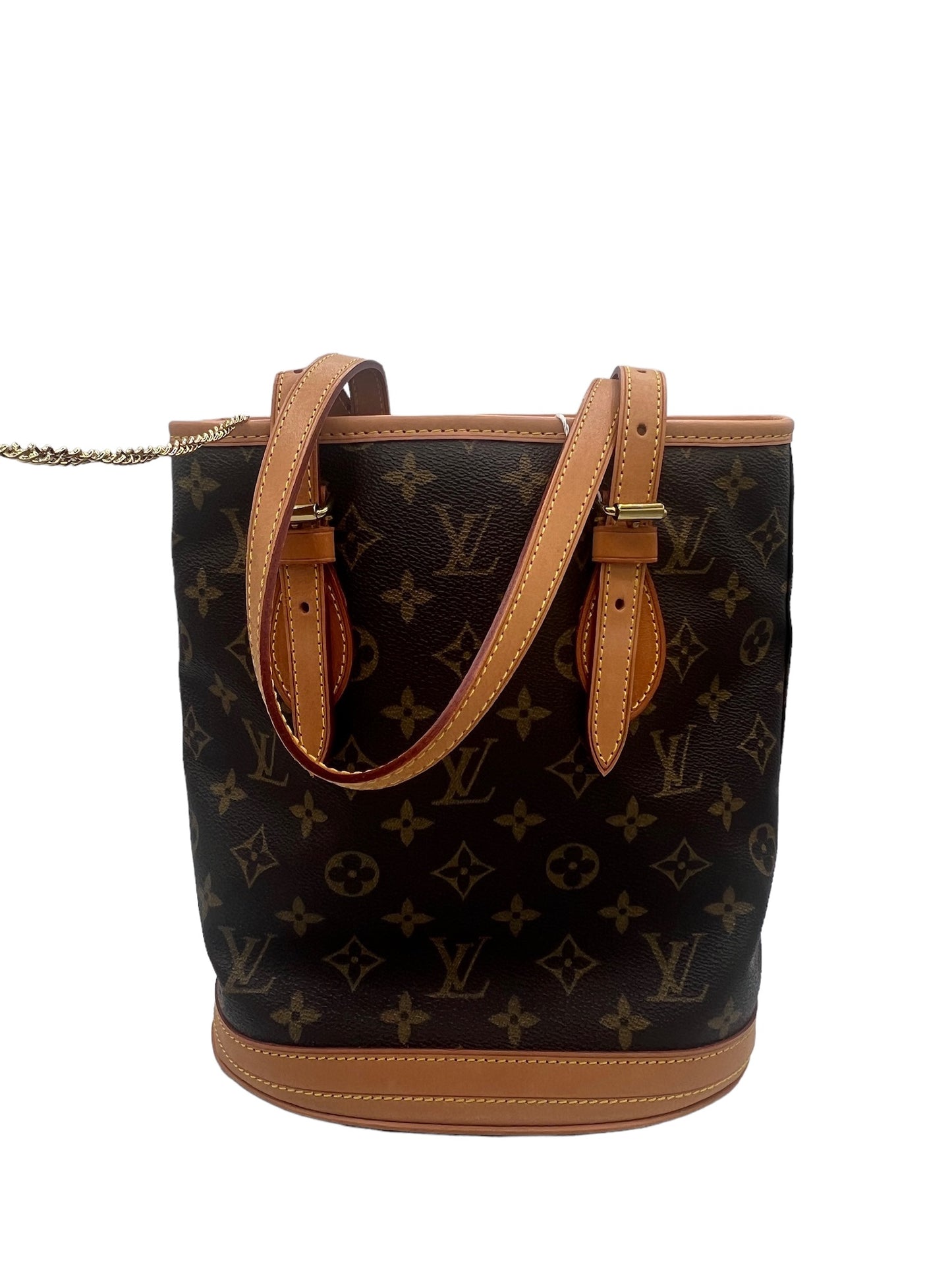 LOUIS VUITTON - Monogram Canvas Bucket PM Shoulder Bag