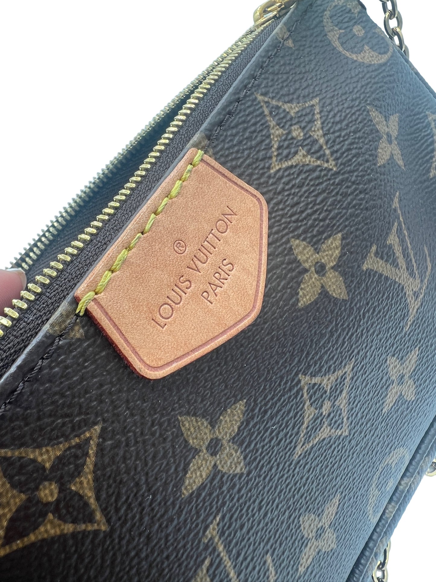 Louis Vuitton - Green Monogram Canvas Multipochette