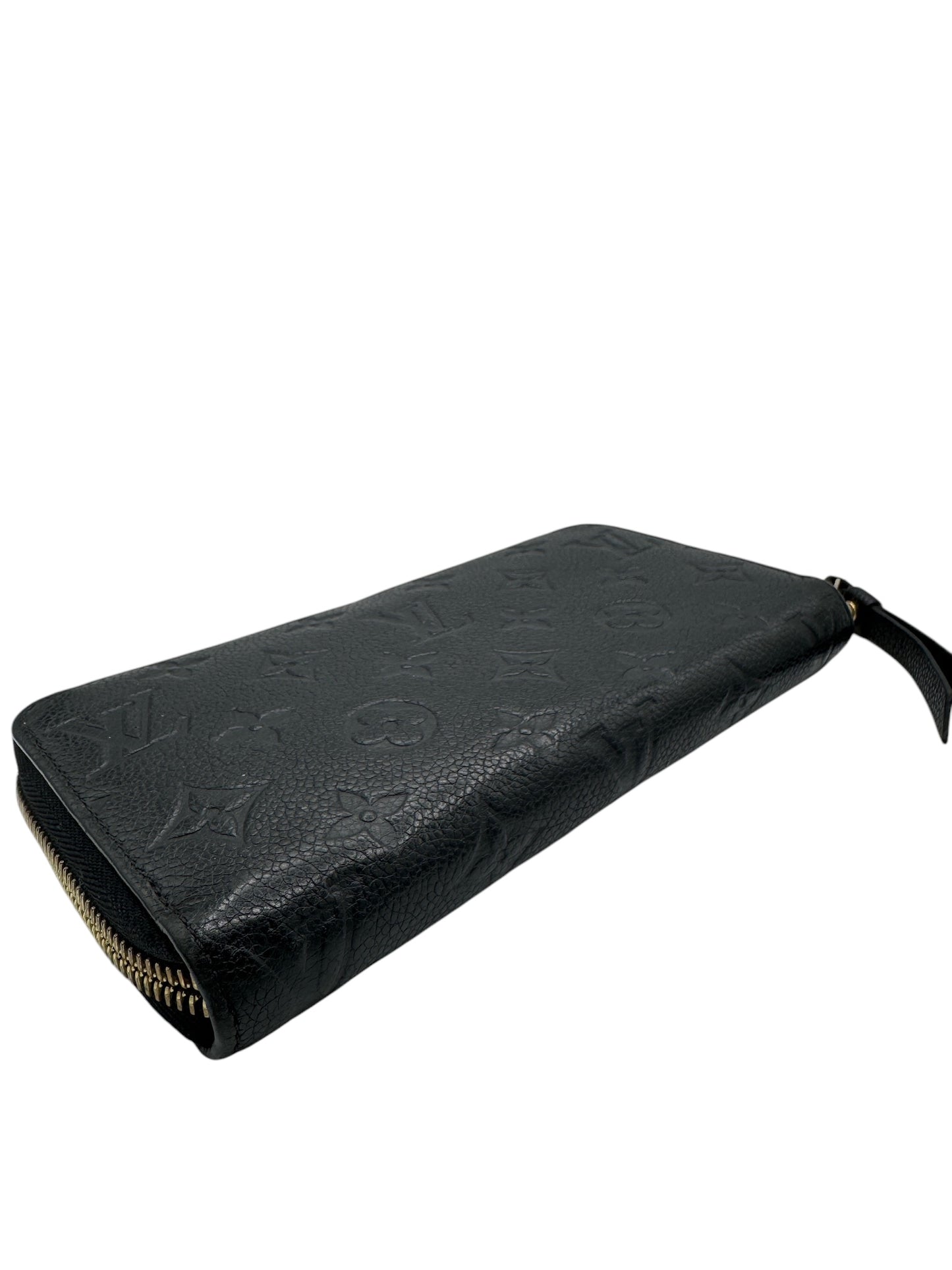 PRE-OWNED LV Black Empreinte Monogram Calfskin Long Wallet