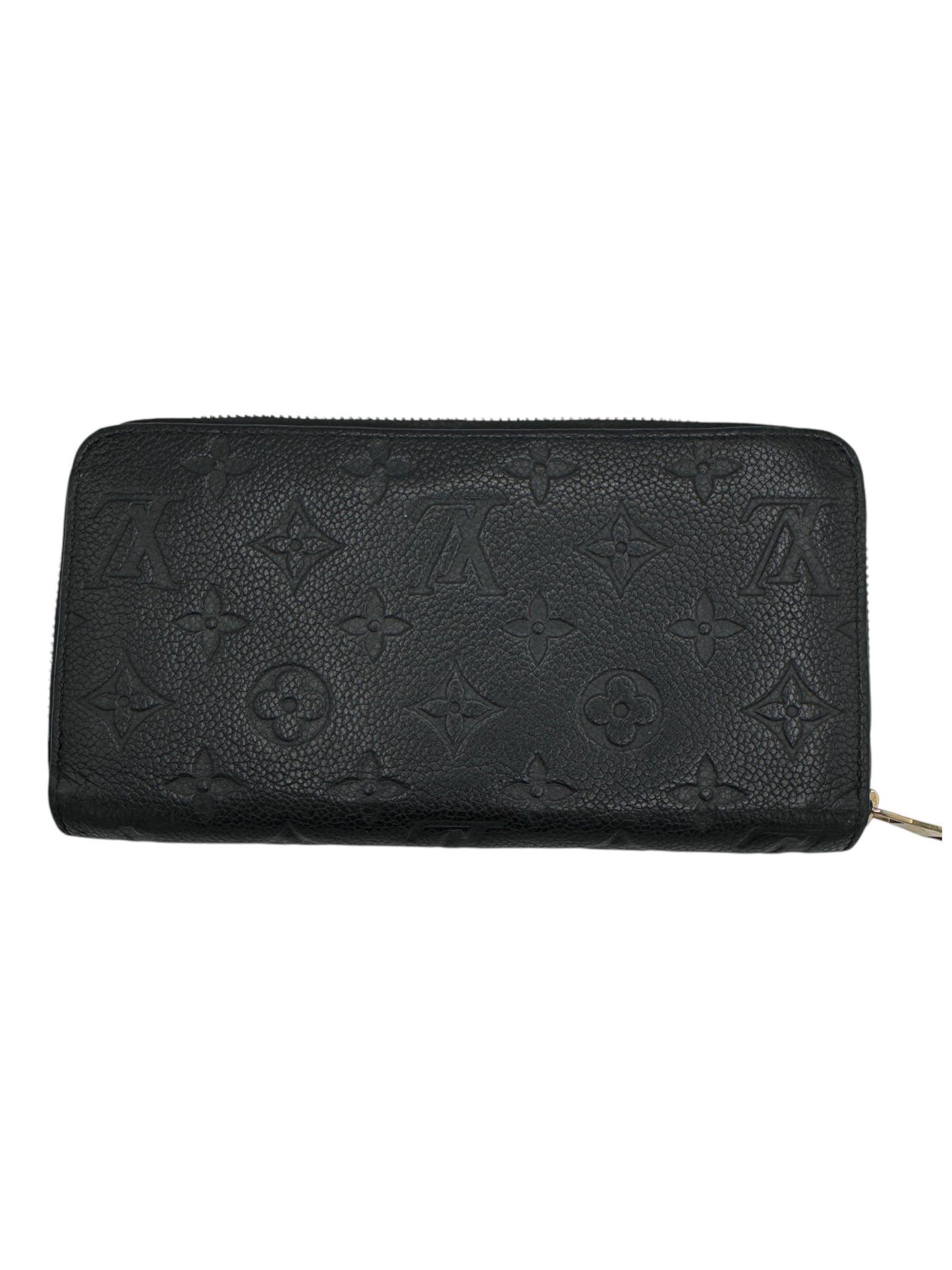 PRE-OWNED LV Black Empreinte Monogram Calfskin Long Wallet