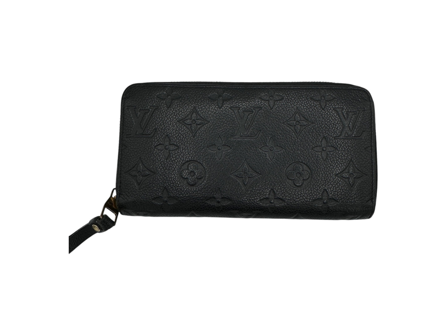 PRE-OWNED LV Black Empreinte Monogram Calfskin Long Wallet