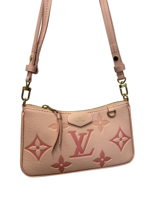 LOUIS VUITTON - Gradiente Pink Monogram Empreinte Easy Pouch On Strap