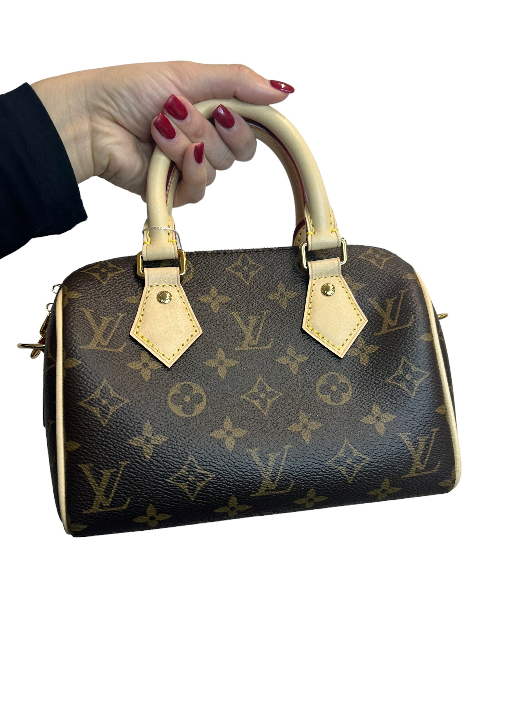 LOUIS VUITTON - Bandoulière Speedy de lona con monograma 20