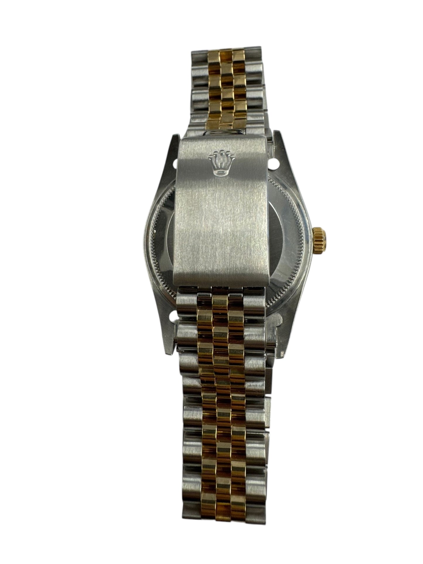 PRE-OWNED Stainless Steel 18k Yellow Gold Jubilee Women's Watch