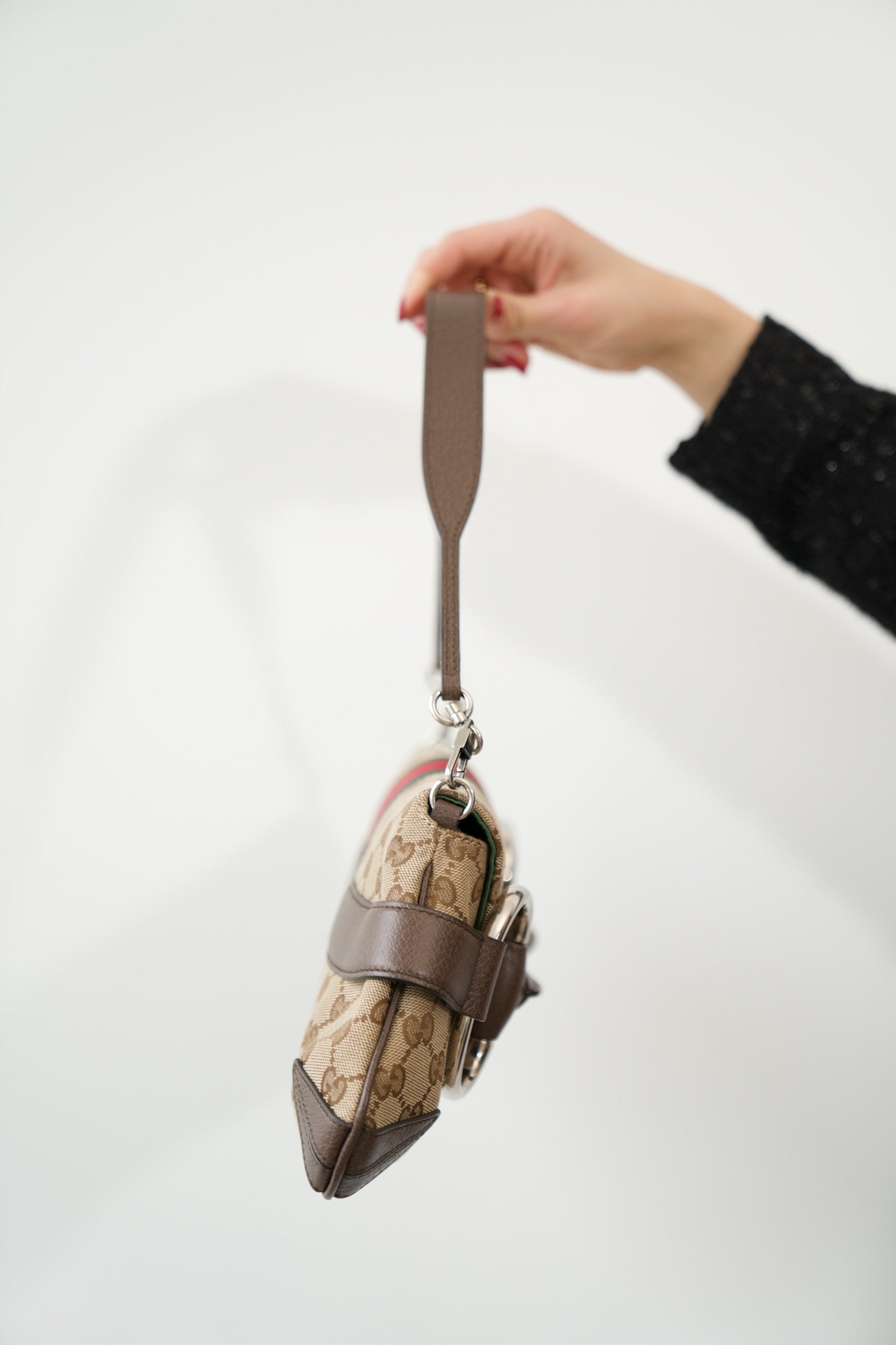 GUCCI - BOLSO DE HOMBRO MEDIANO CON CADENA HORSEBIT
