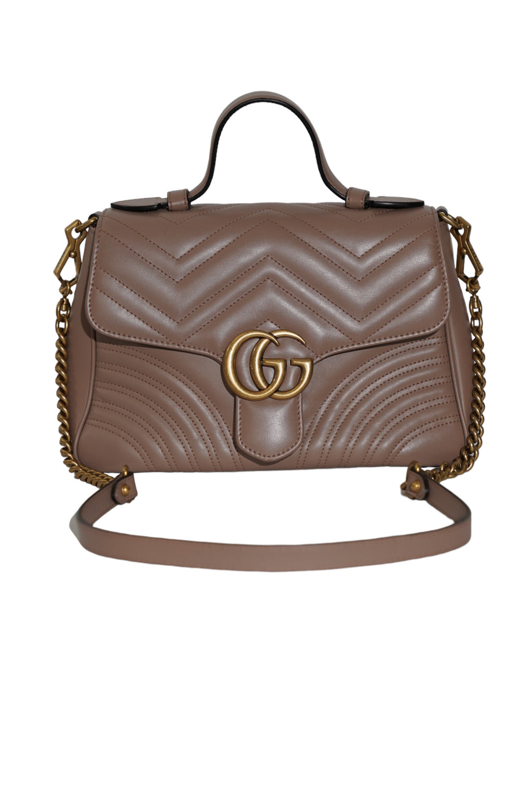 GUCCI - GG Marmont Top Handle Bag