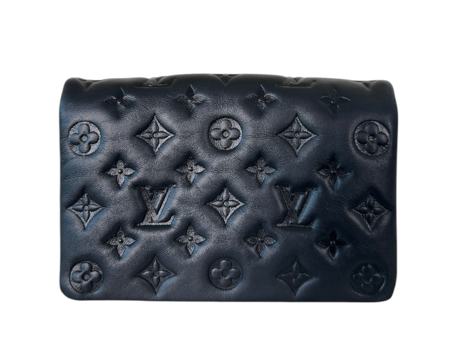 LV USADO - Pochette Coussin Piel de cordero negra